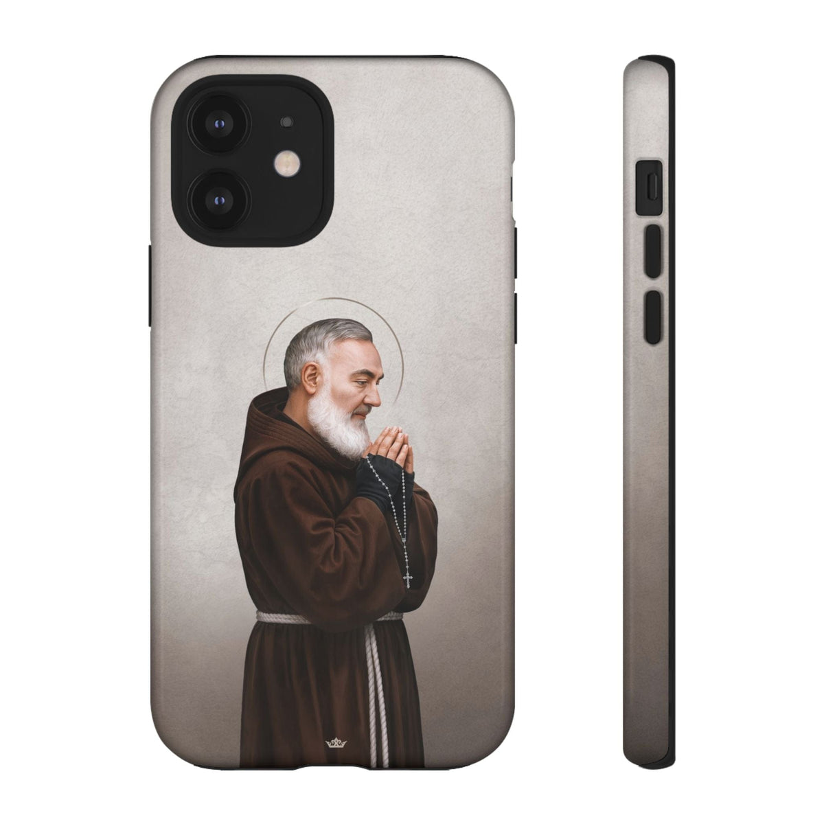 St. Padre Pio Hard Phone Case (Light) Copyright VENXARA