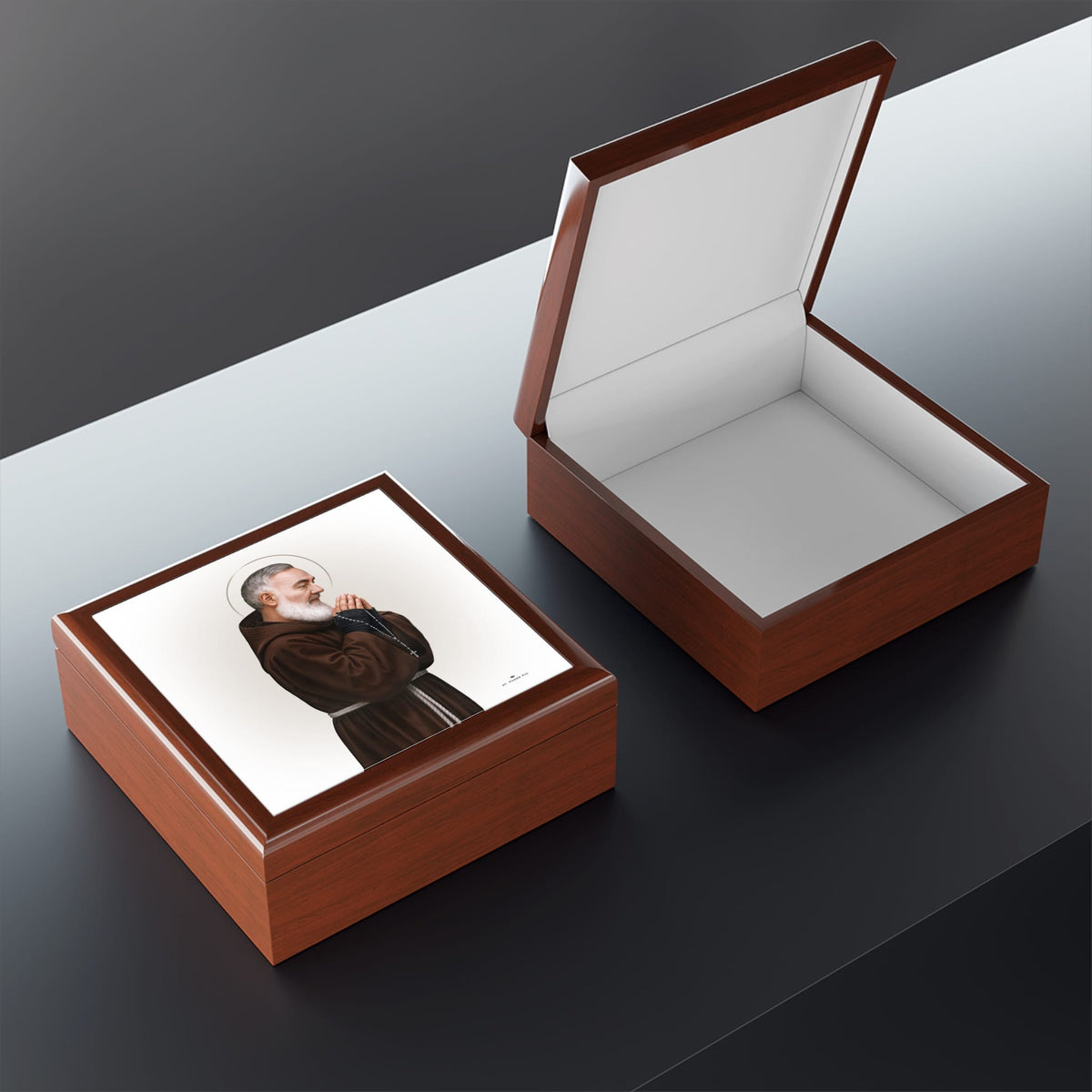 St. Padre Pio Keepsake Box Copyright VENXARA