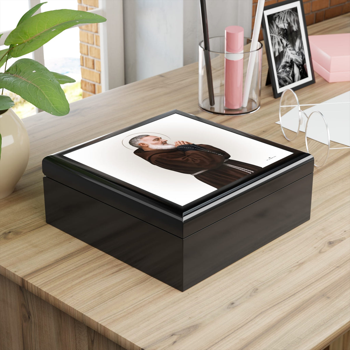 St. Padre Pio Keepsake Box Copyright VENXARA