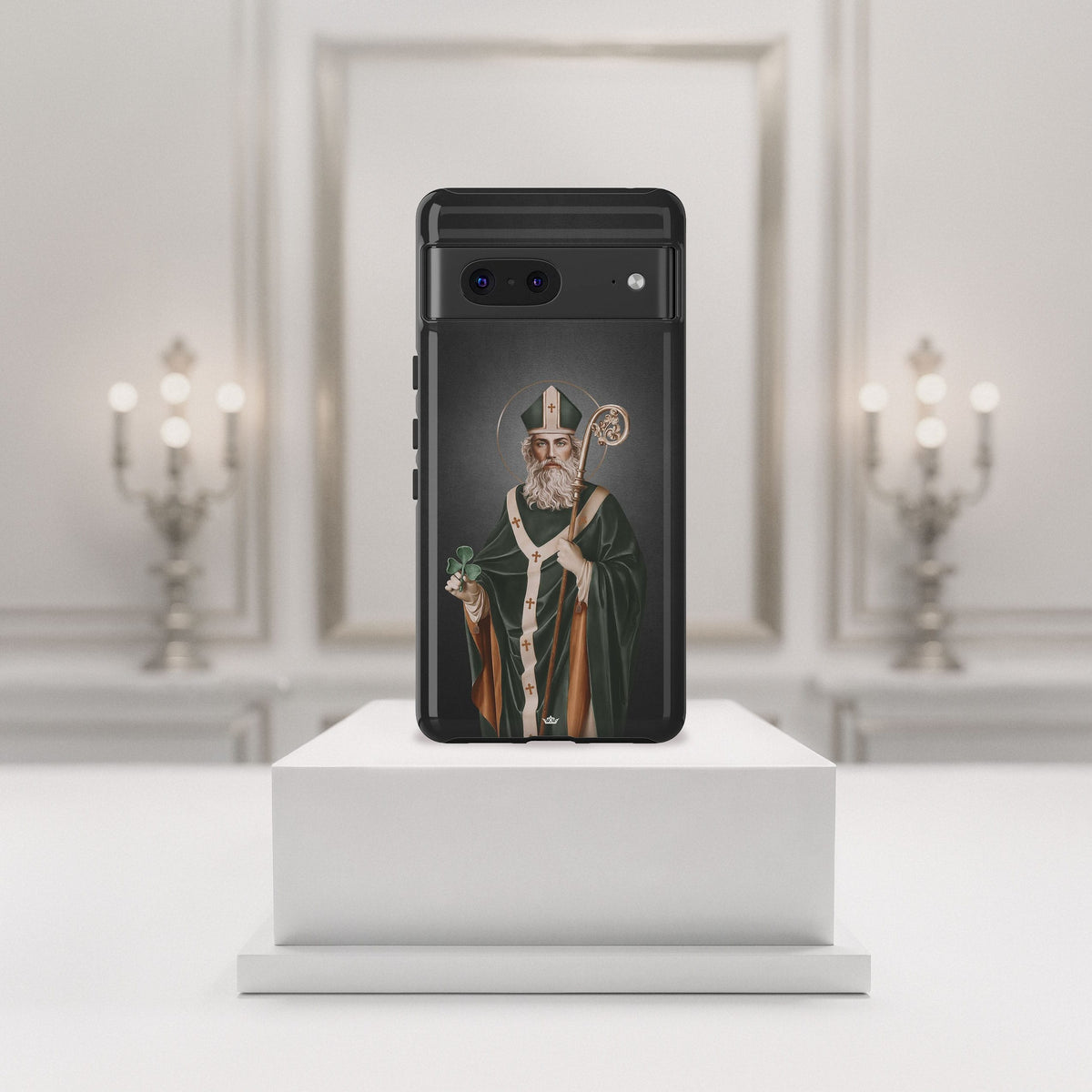 St. Patrick Hard Phone Case (Dark) Copyright VENXARA