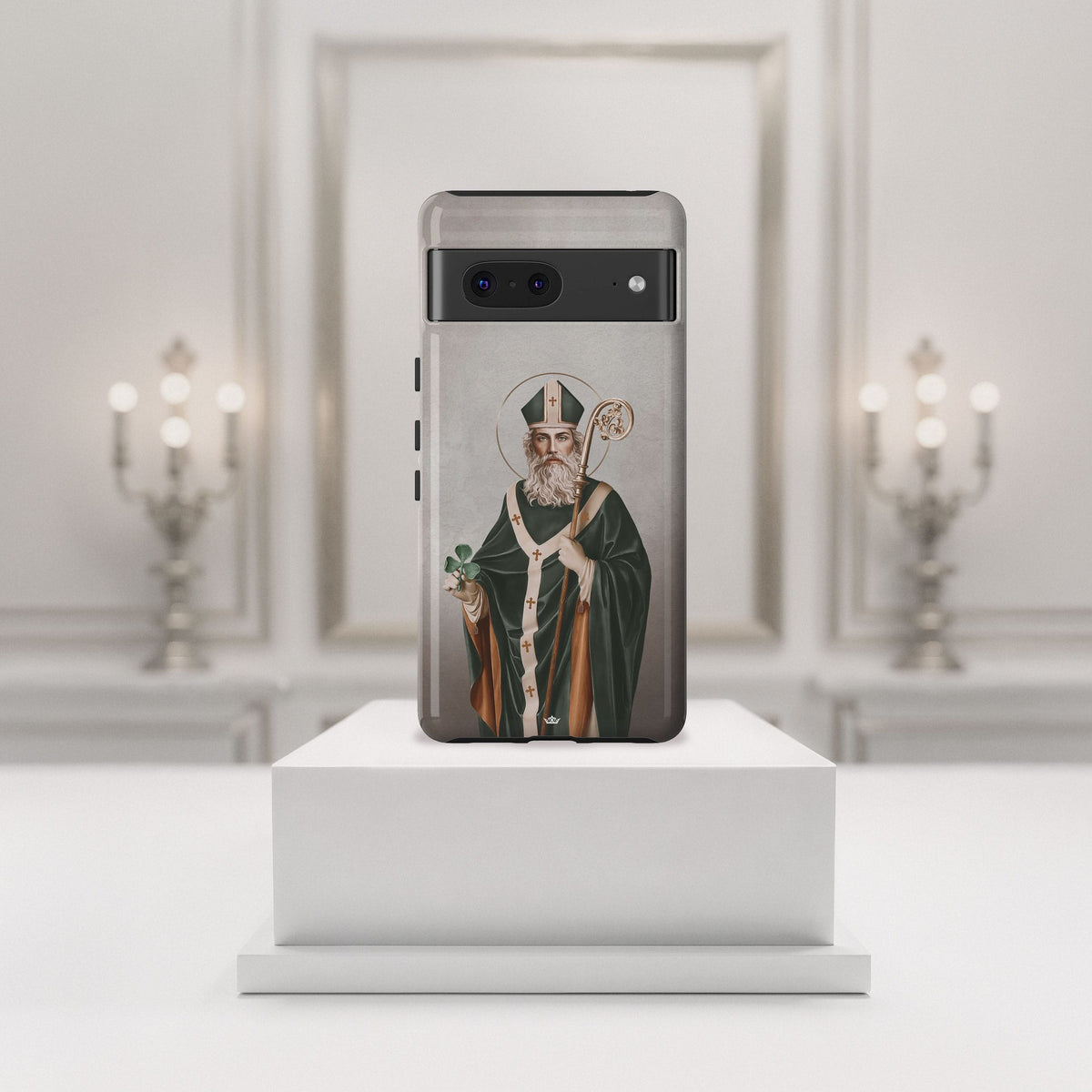 St. Patrick Hard Phone Case (Light) Copyright VENXARA