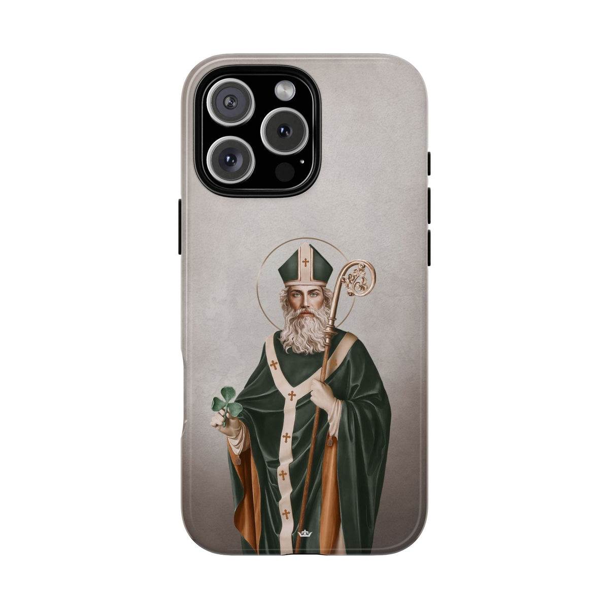 St. Patrick Hard Phone Case (Light) Copyright VENXARA