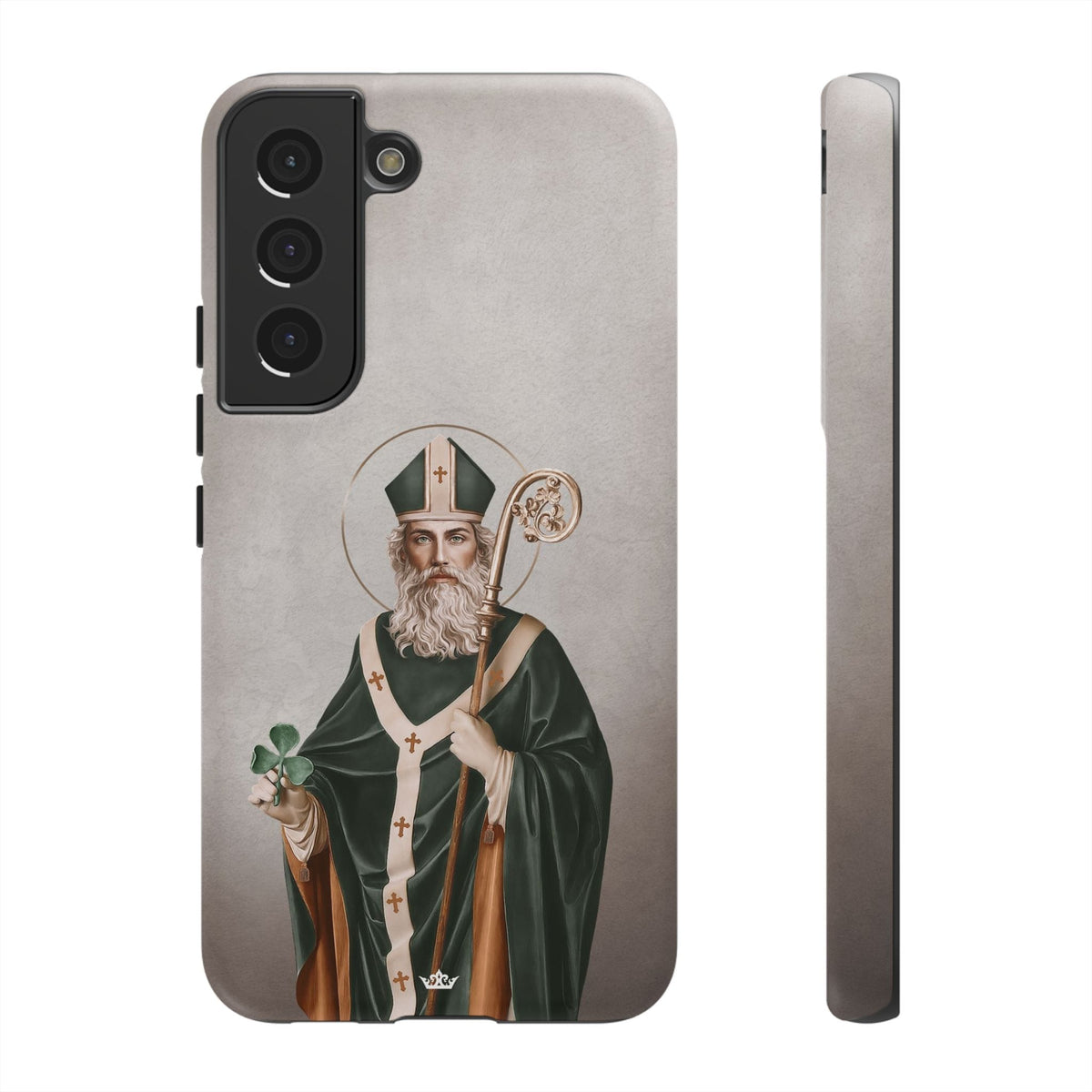 St. Patrick Hard Phone Case (Light) Copyright VENXARA