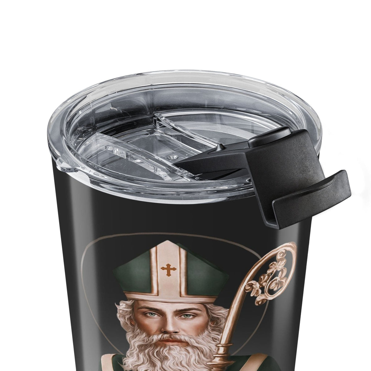 St. Patrick Lord's Prayer Tumbler (Ash 20 oz) Copyright VENXARA