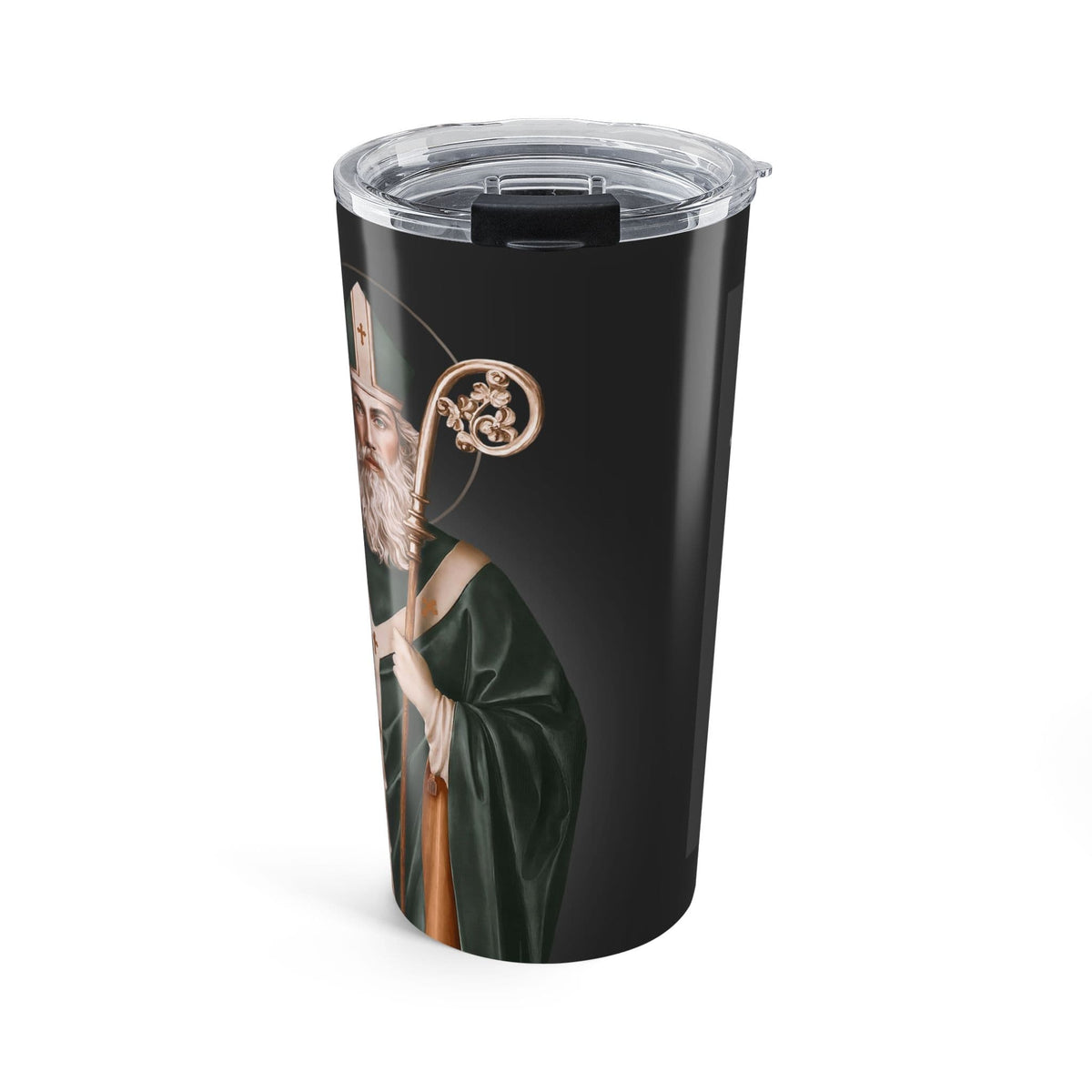 St. Patrick Lord's Prayer Tumbler (Ash 20 oz) Copyright VENXARA