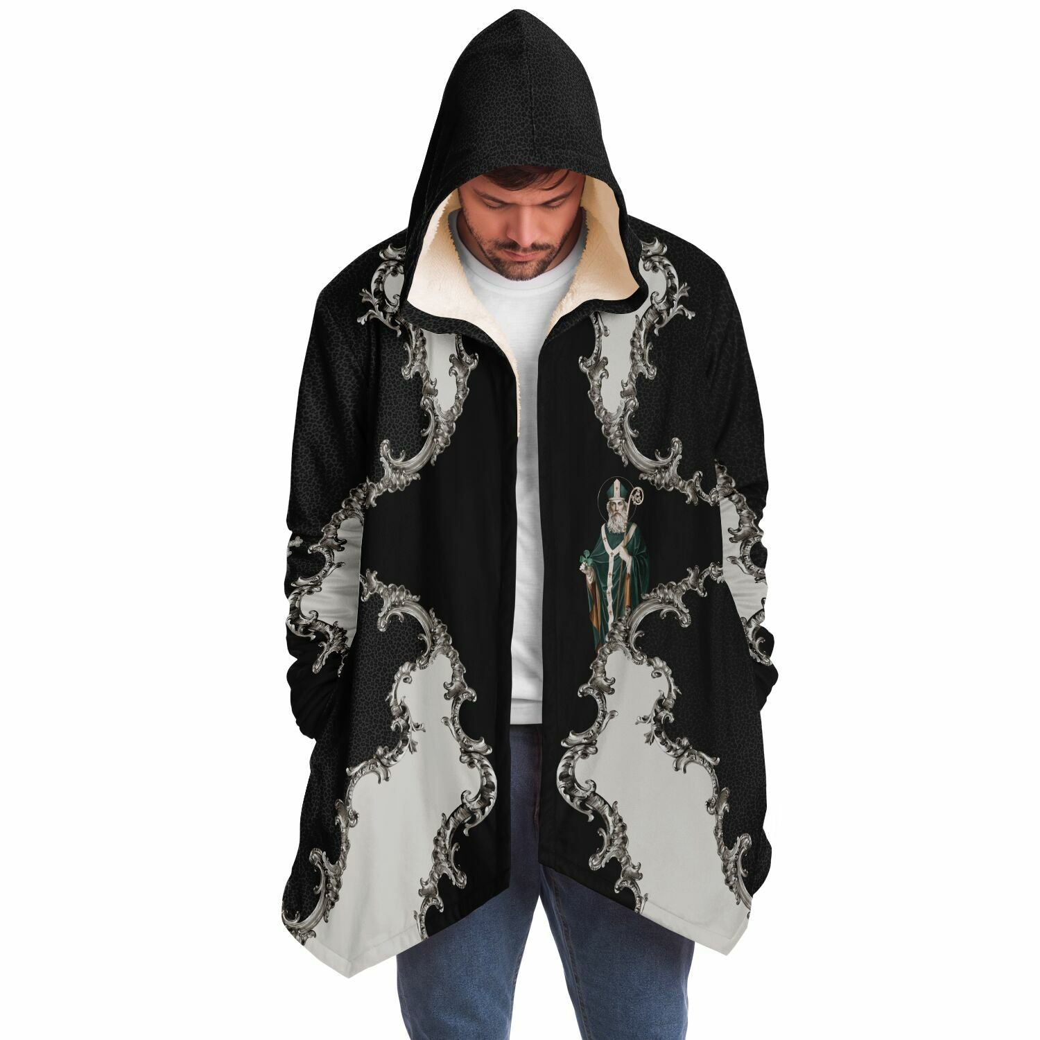 St. Patrick Microfleece Cloak (Baroque Leopard) - VENXARA®