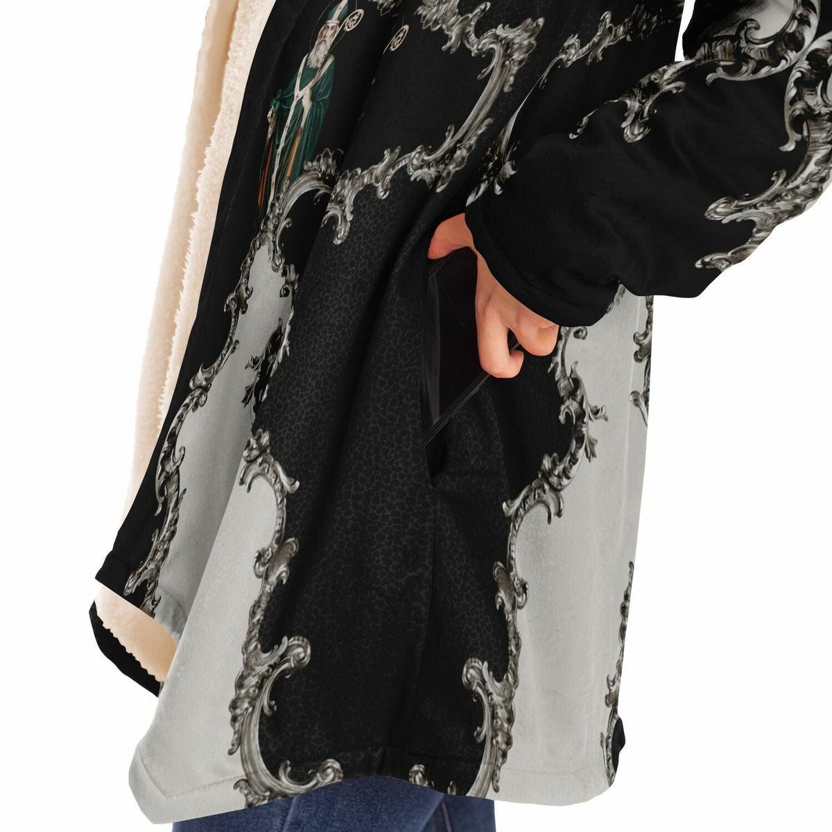St. Patrick Microfleece Cloak (Baroque Leopard) Copyright VENXARA