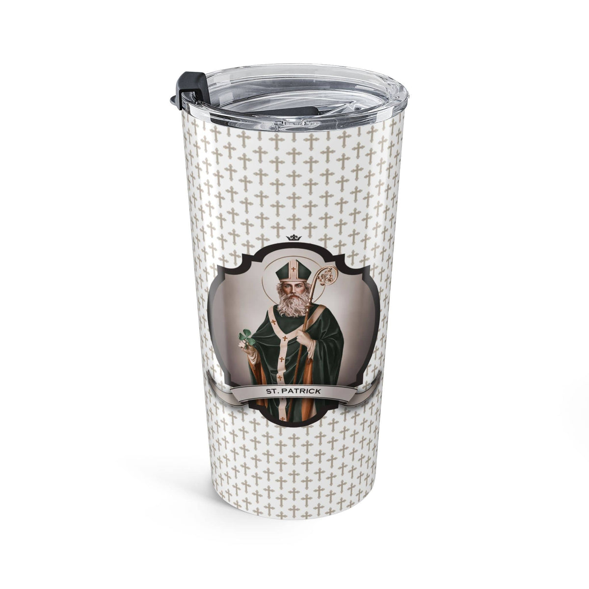 St. Patrick Tumbler (Crosses 20 oz) Copyright VENXARA