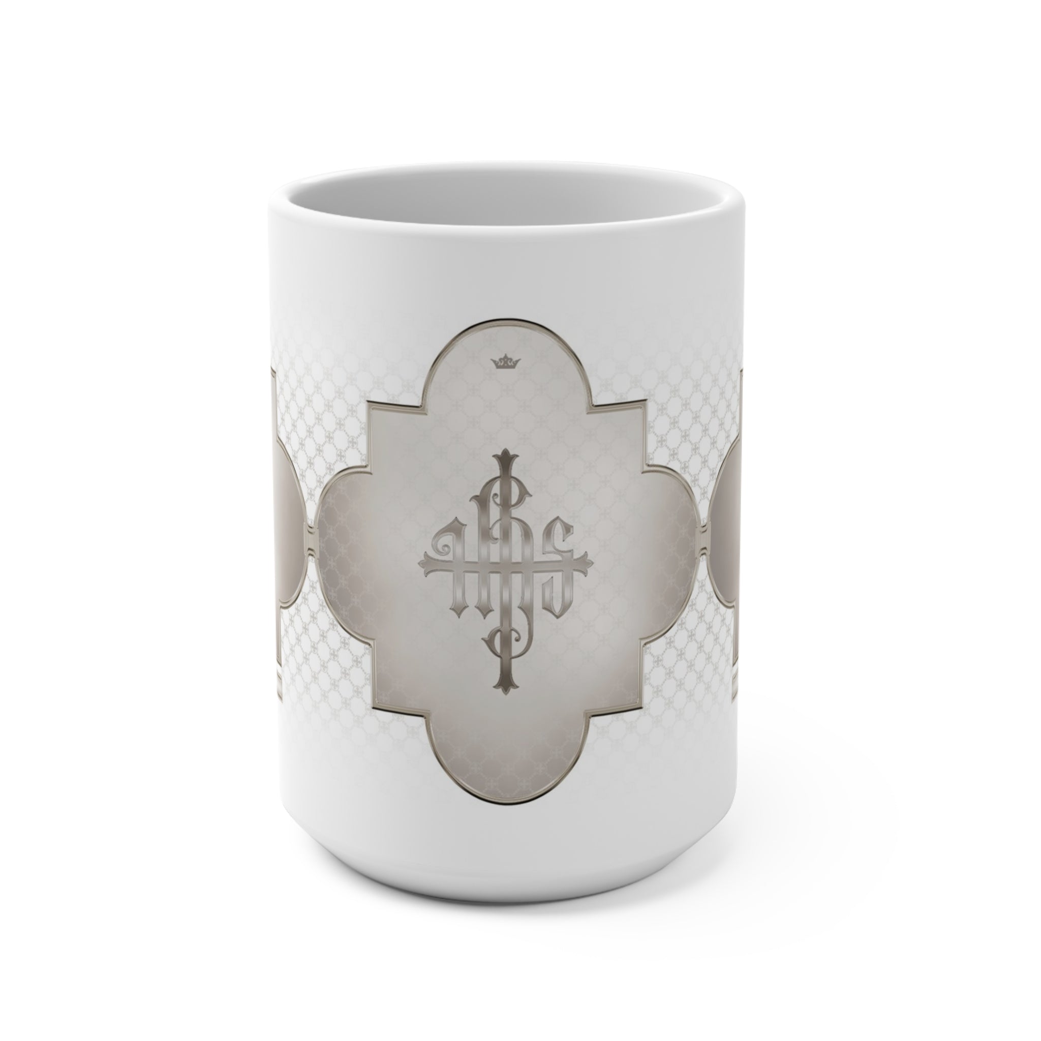 St. Peregrine Ceramic Mug (White 15 oz) - VENXARA®
