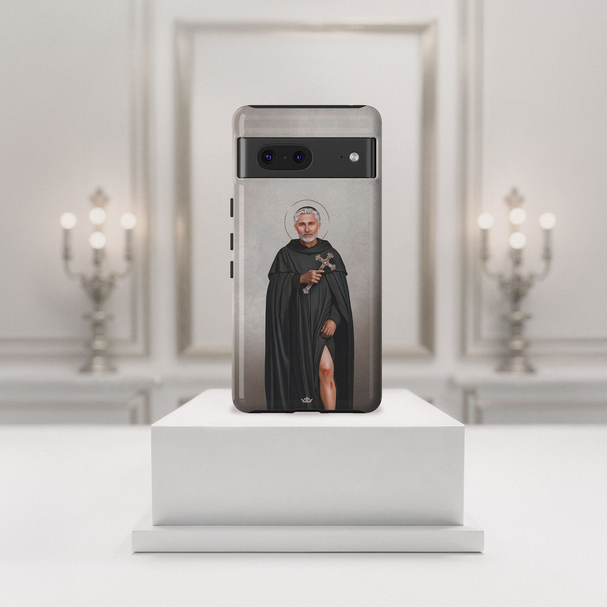 St. Peregrine Hard Phone Case (Light) Copyright VENXARA