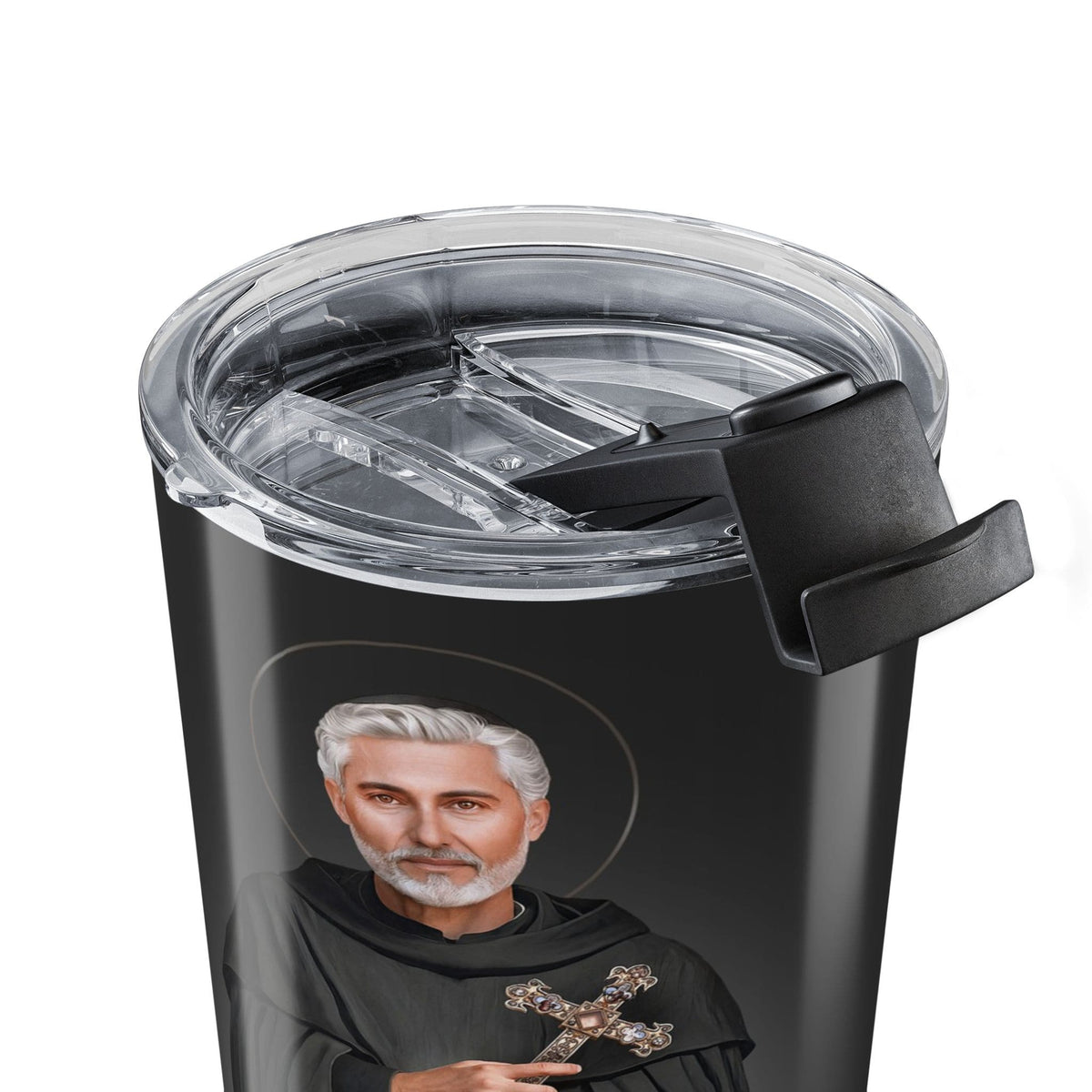 St. Peregrine Lord's Prayer Tumbler (Ash 20 oz) Copyright VENXARA