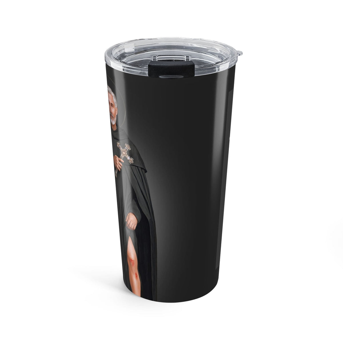 St. Peregrine Lord's Prayer Tumbler (Ash 20 oz) Copyright VENXARA