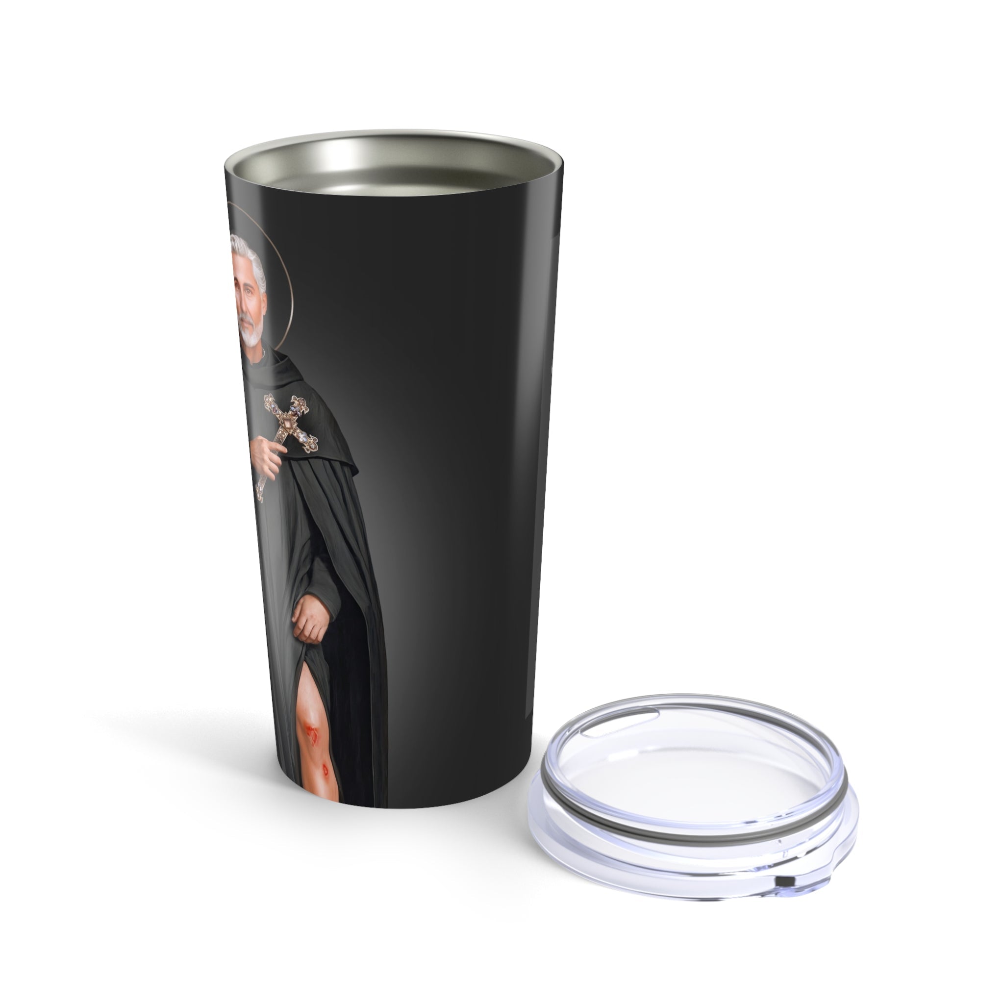 St. Peregrine Lord's Prayer Tumbler (Ash 20 oz) - VENXARA