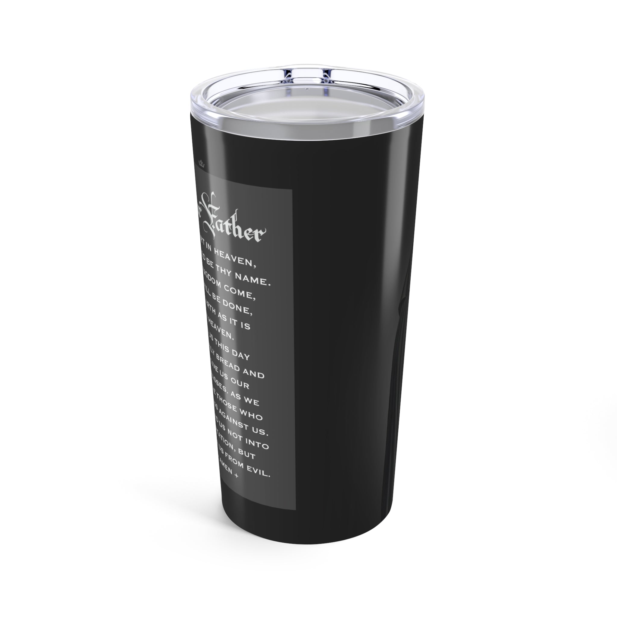 St. Peregrine Lord's Prayer Tumbler (Ash 20 oz) - VENXARA
