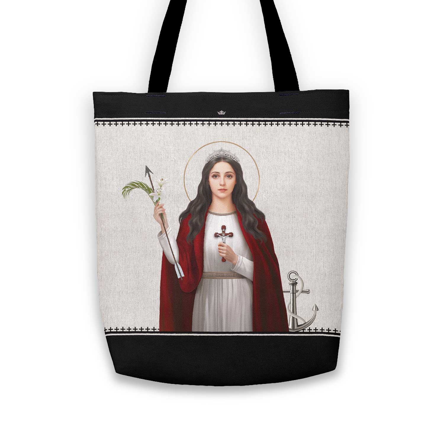 St. Philomena Canvas Tote Bag - VENXARA®