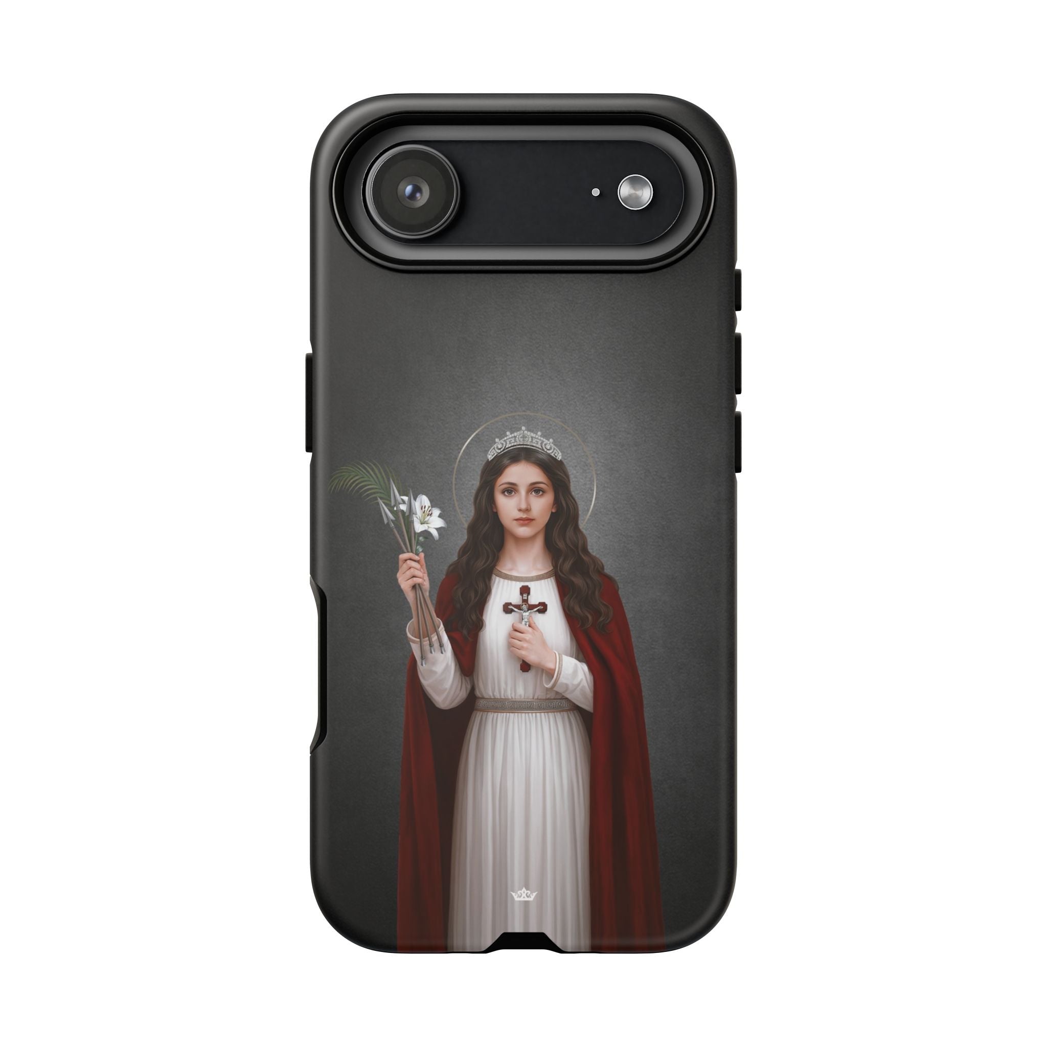 St. Philomena Hard Phone Case (Dark) - Venxara