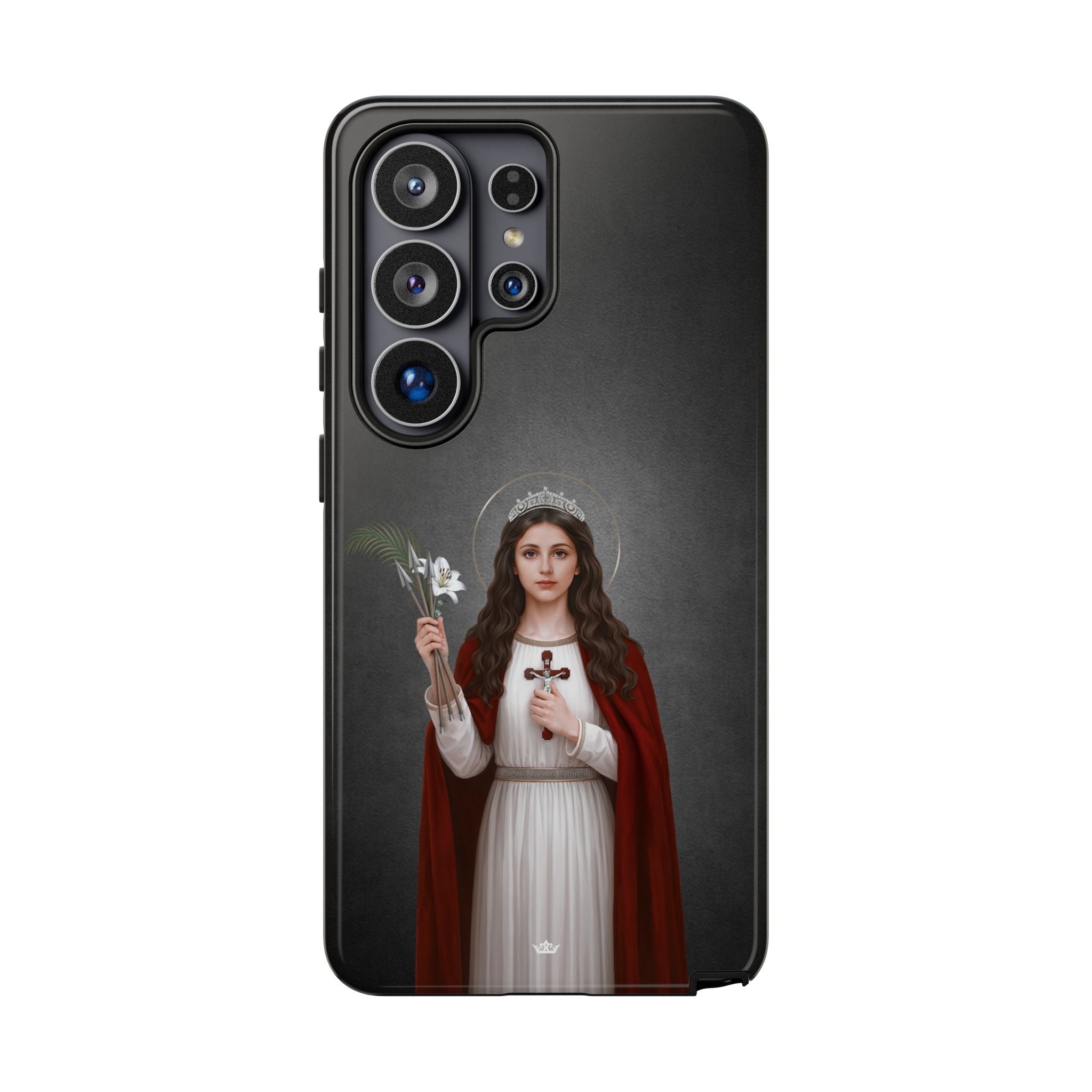 St. Philomena Hard Phone Case (Dark) - Venxara