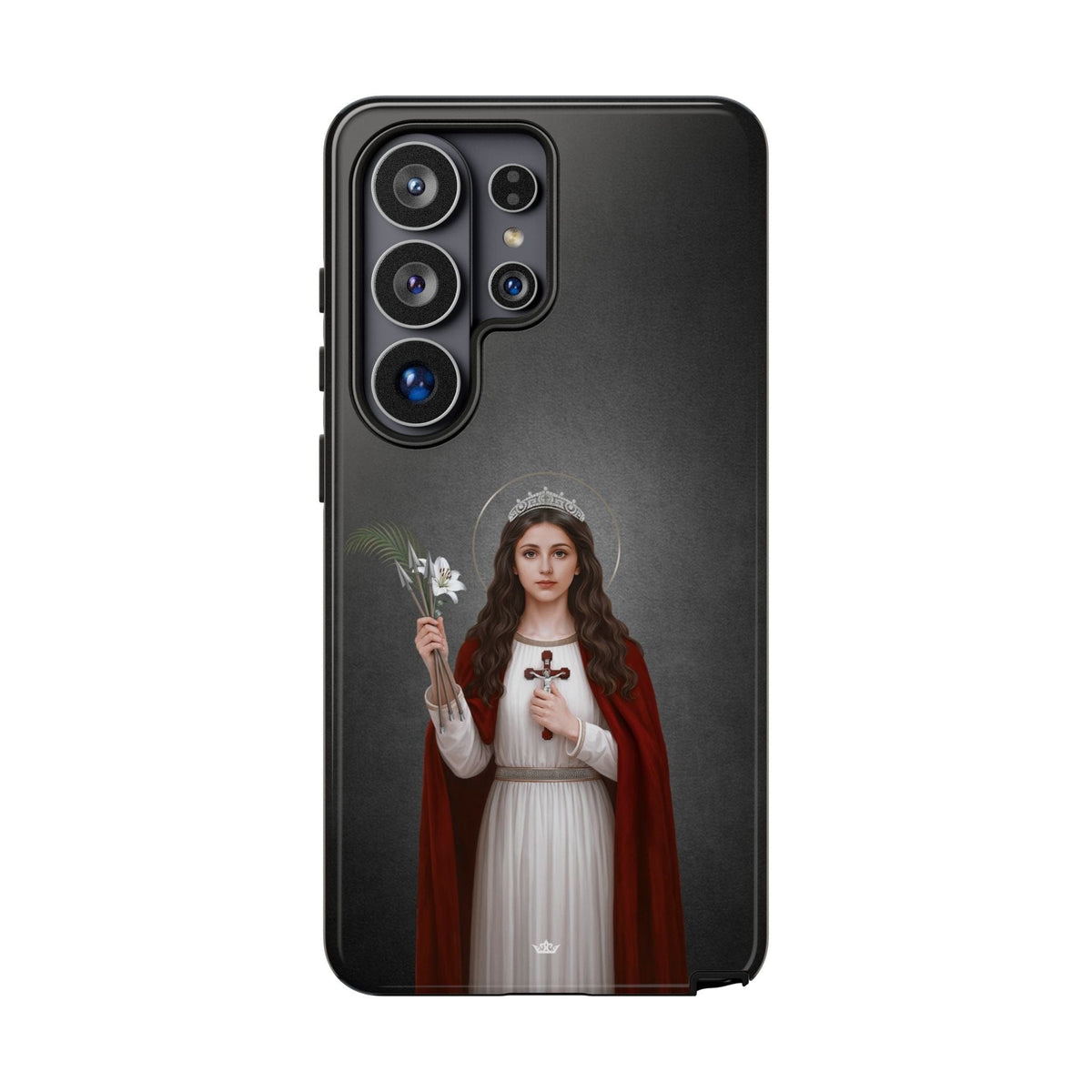 St. Philomena Hard Phone Case (Dark) Copyright VENXARA