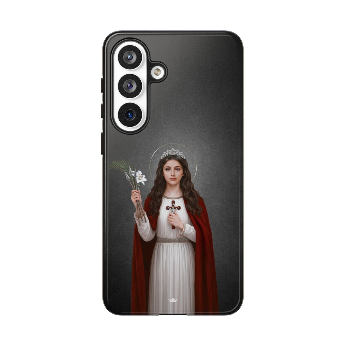 St. Philomena Hard Phone Case (Dark) Copyright VENXARA