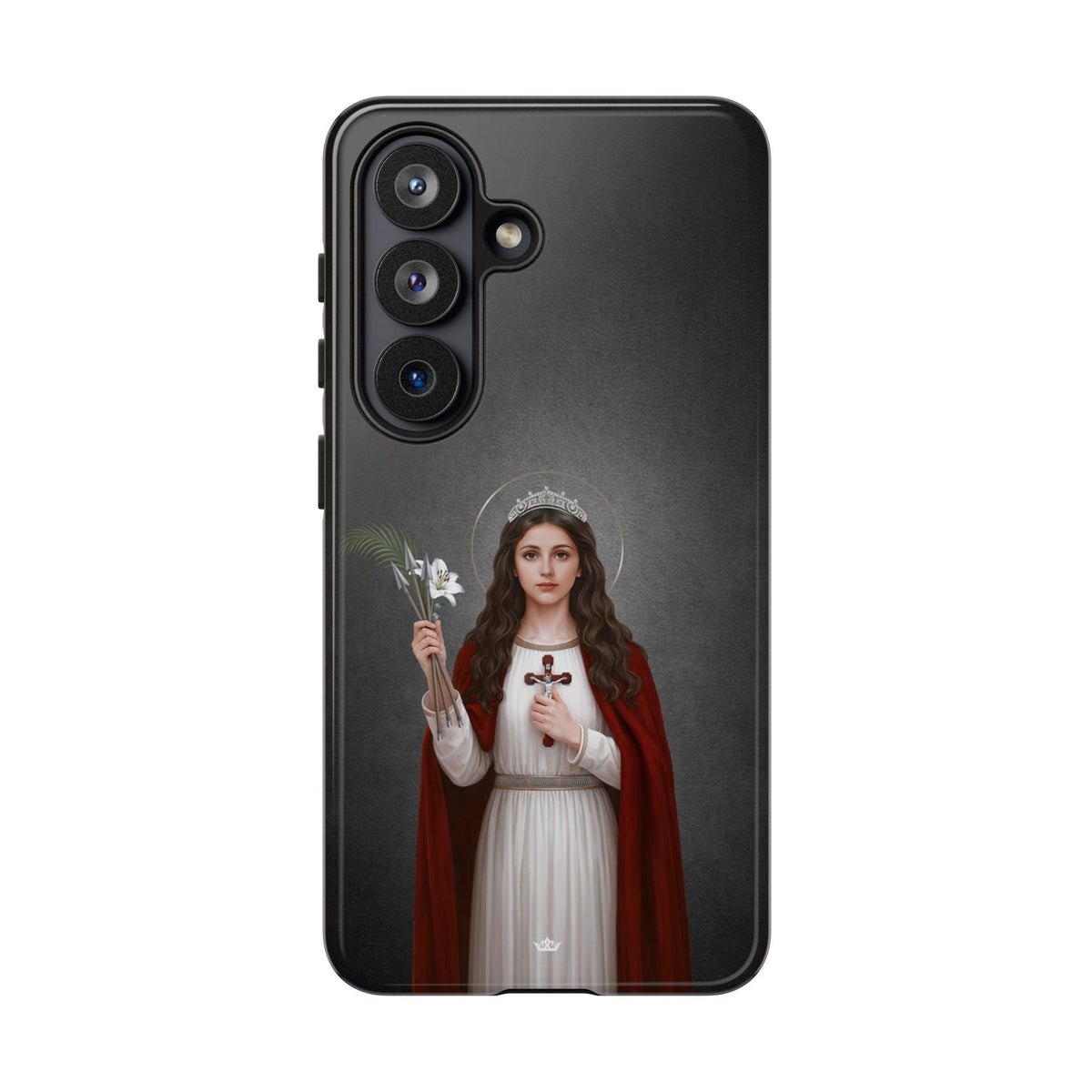 St. Philomena Hard Phone Case (Dark) Copyright VENXARA