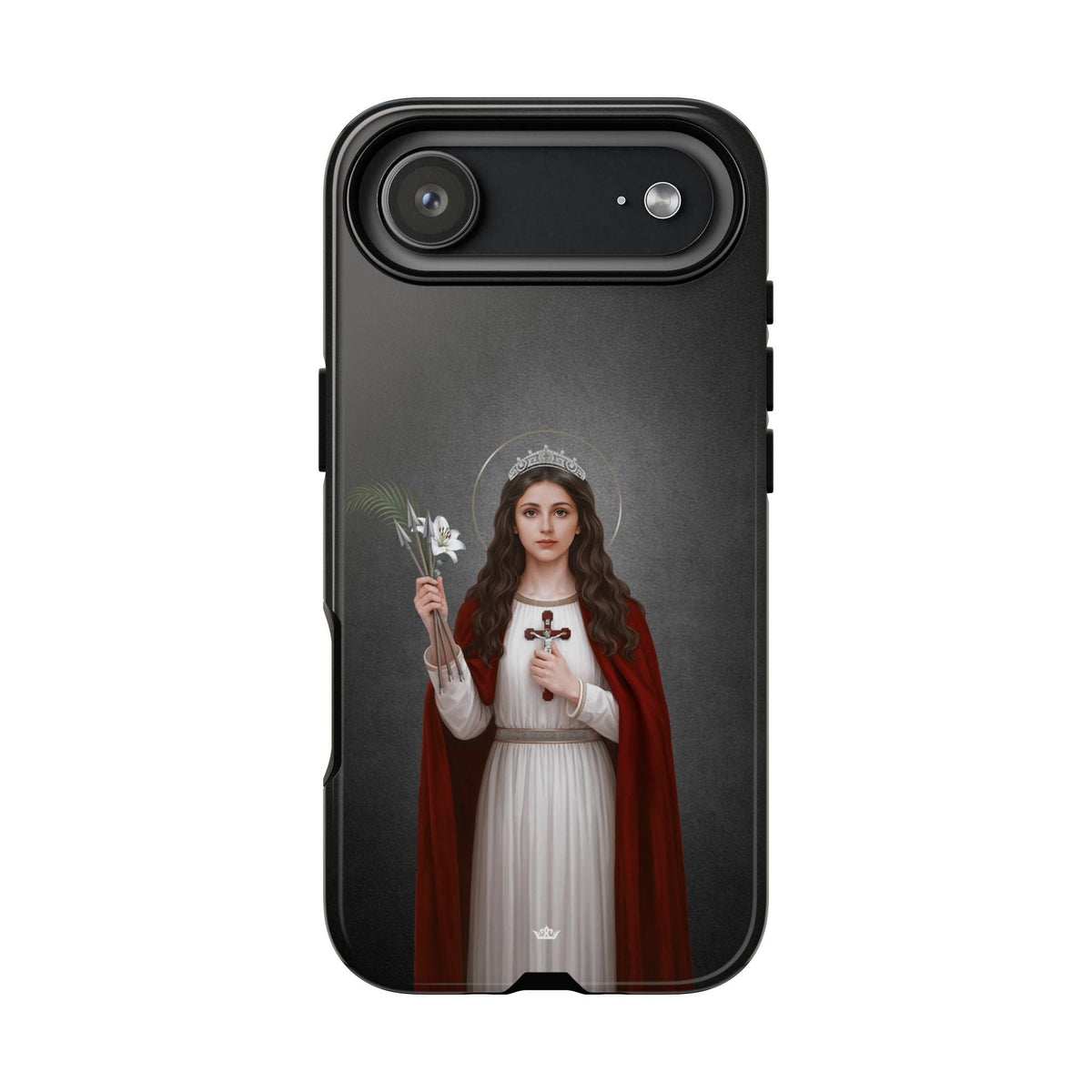 St. Philomena Hard Phone Case (Dark) Copyright VENXARA