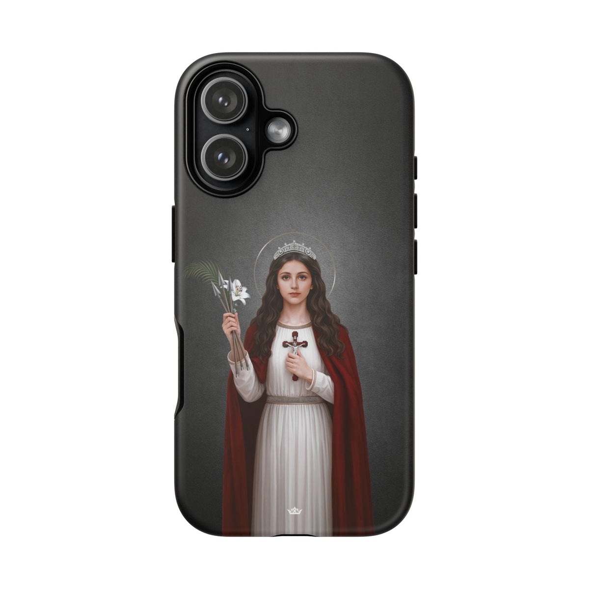 St. Philomena Hard Phone Case (Dark) Copyright VENXARA