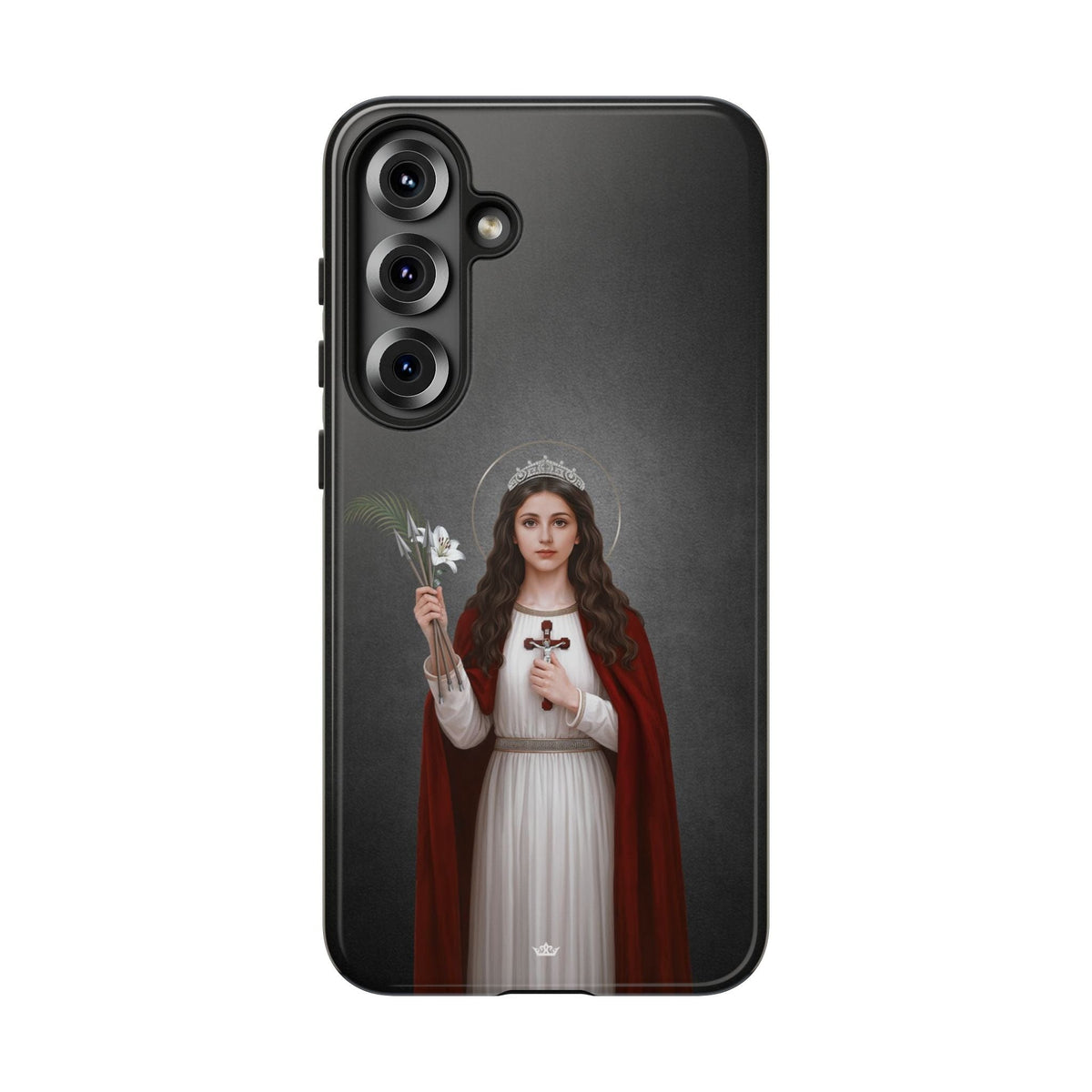 St. Philomena Hard Phone Case (Dark) Copyright VENXARA