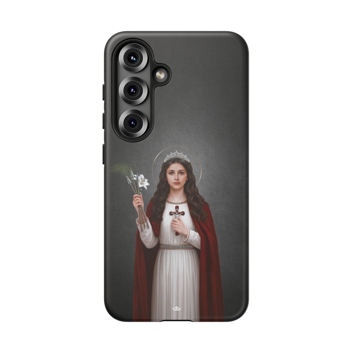 St. Philomena Hard Phone Case (Dark) Copyright VENXARA