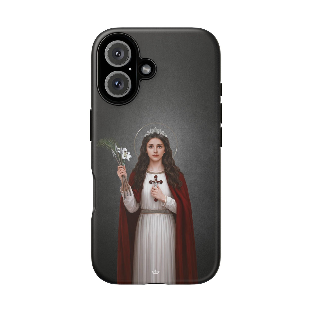 St. Philomena Hard Phone Case (Dark) Copyright VENXARA
