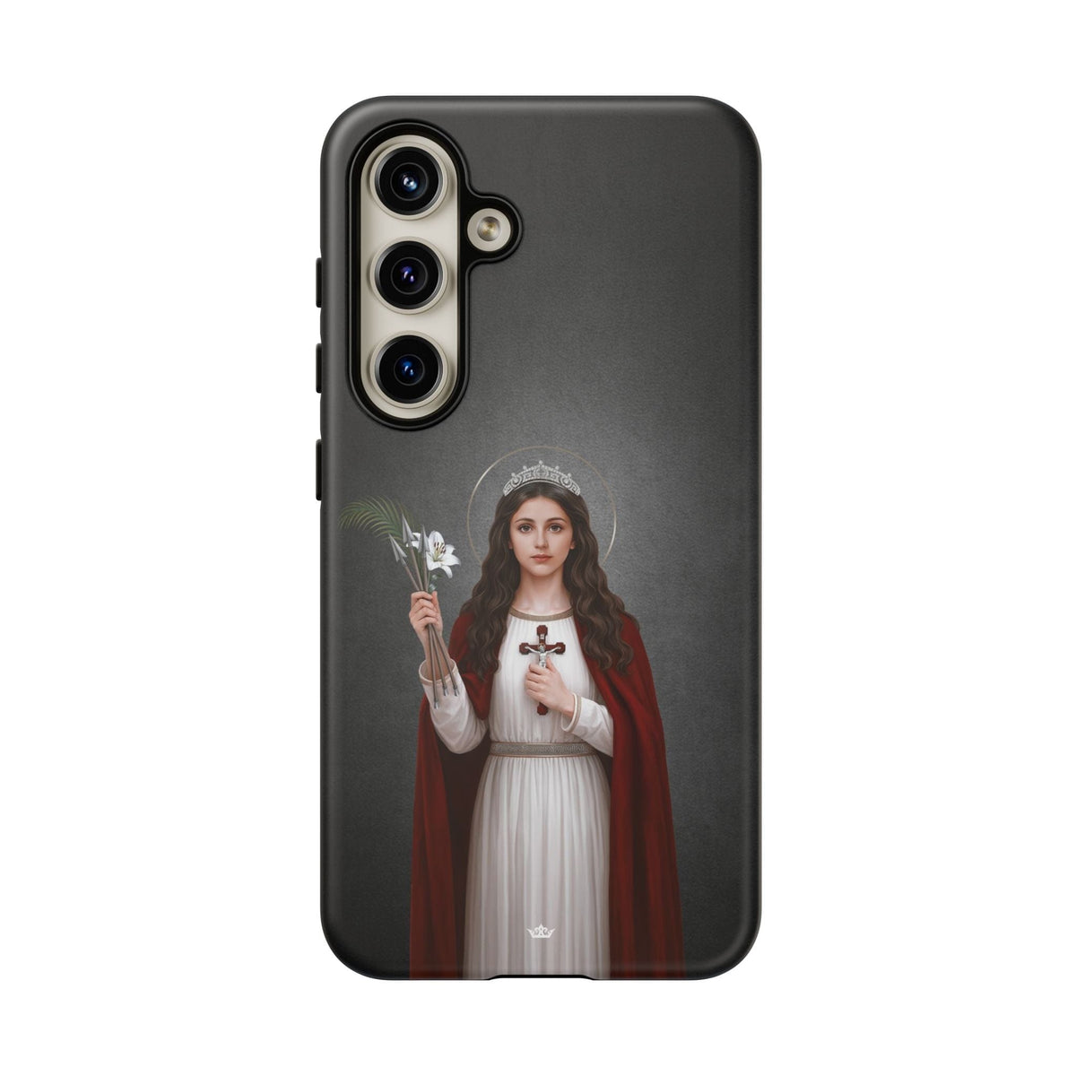 St. Philomena Hard Phone Case (Dark) Copyright VENXARA