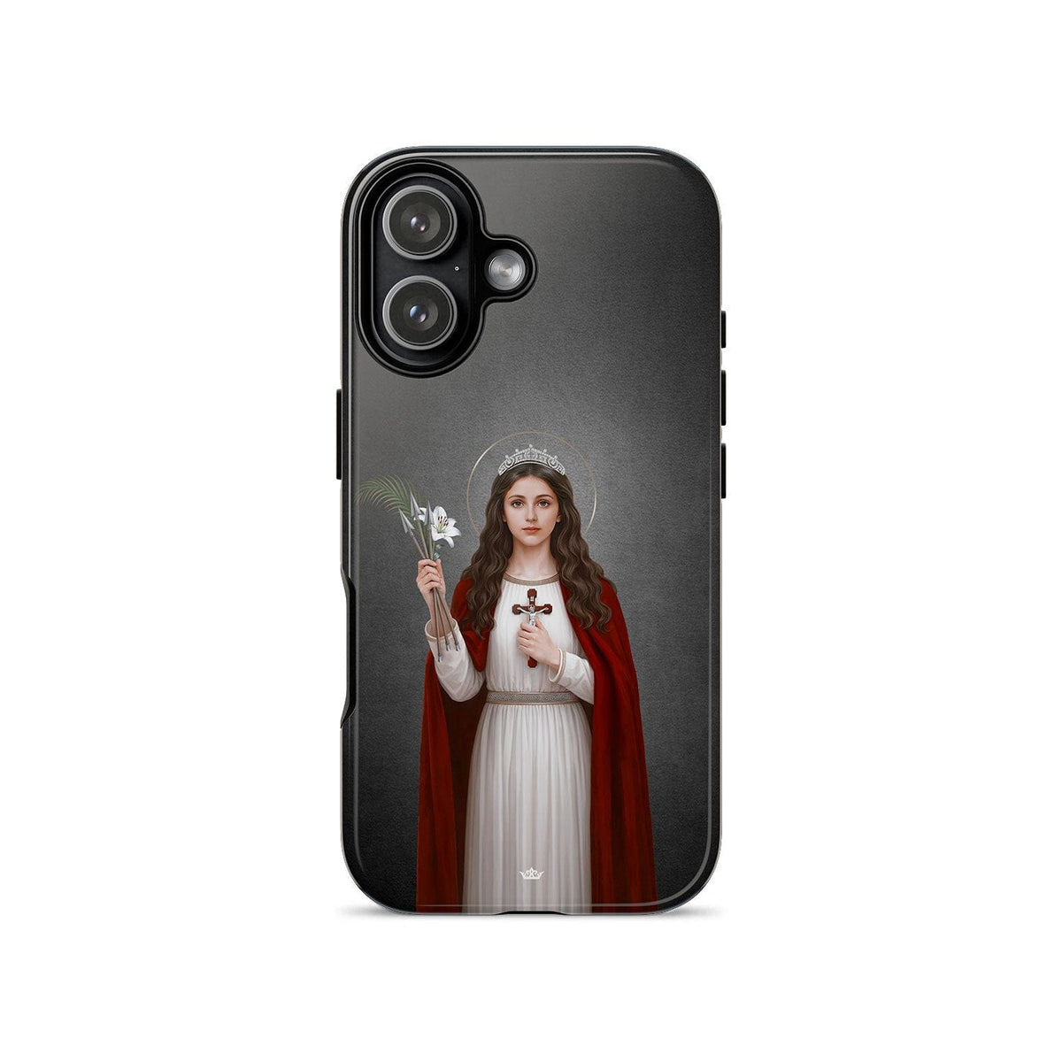 St. Philomena Hard Phone Case (Dark) Copyright VENXARA