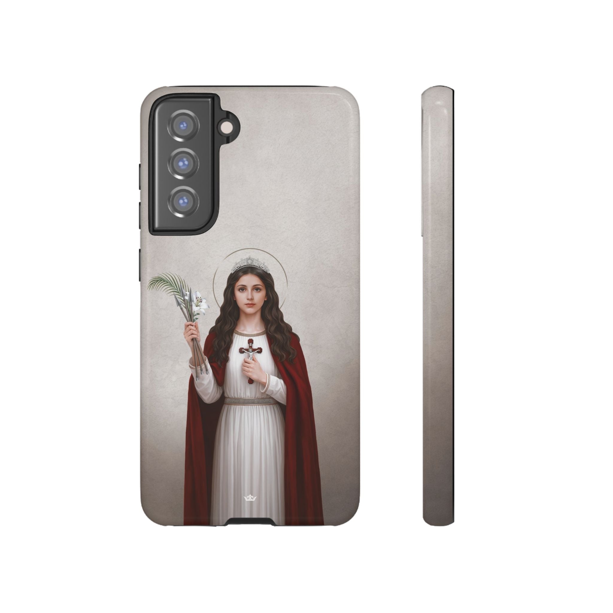 St. Philomena Hard Phone Case (Light) - Venxara