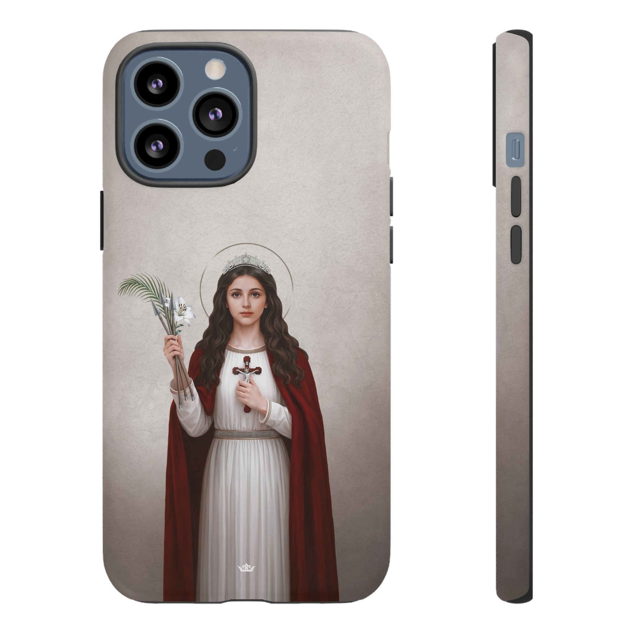 St. Philomena Hard Phone Case (Light) - Venxara