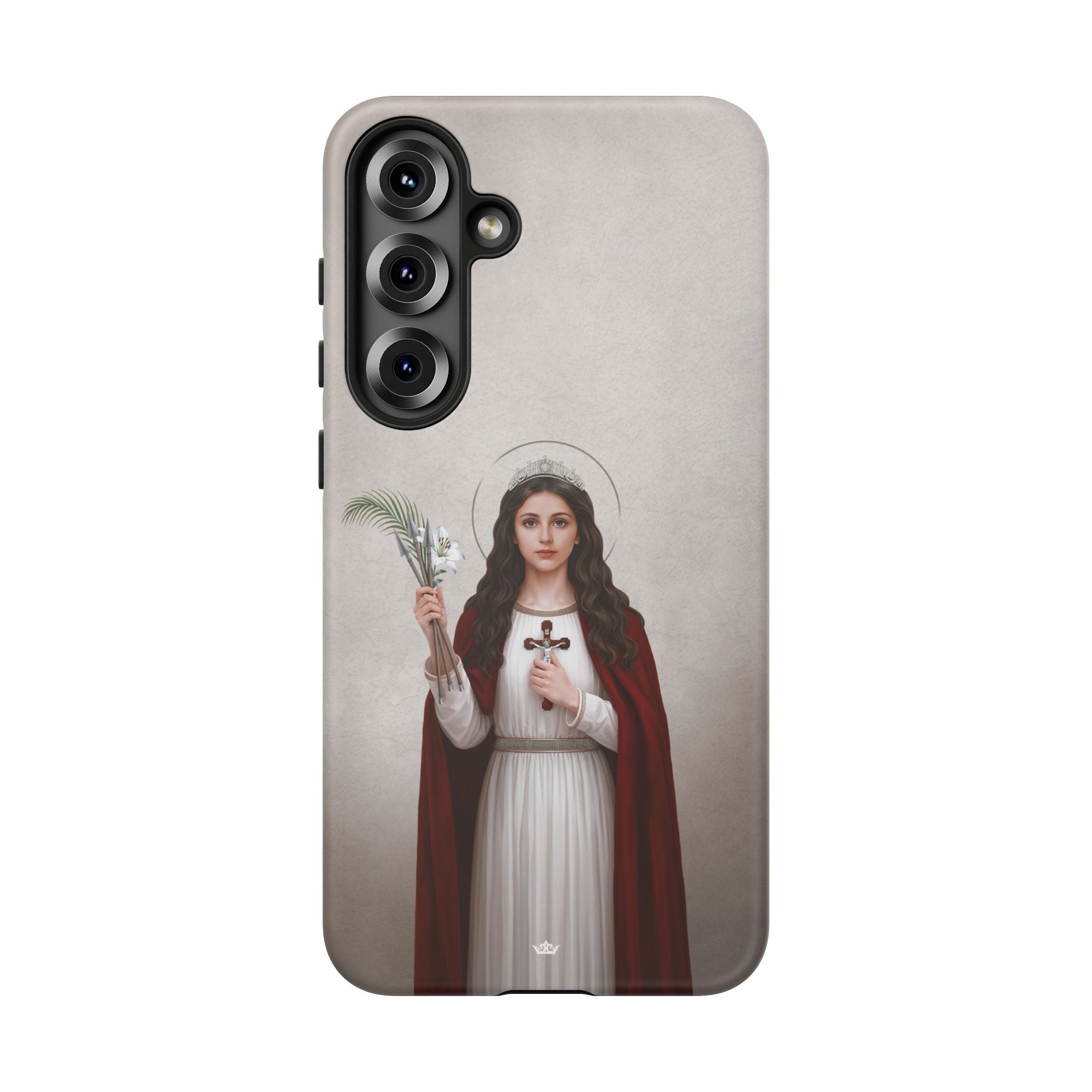 St. Philomena Hard Phone Case (Light) - Venxara