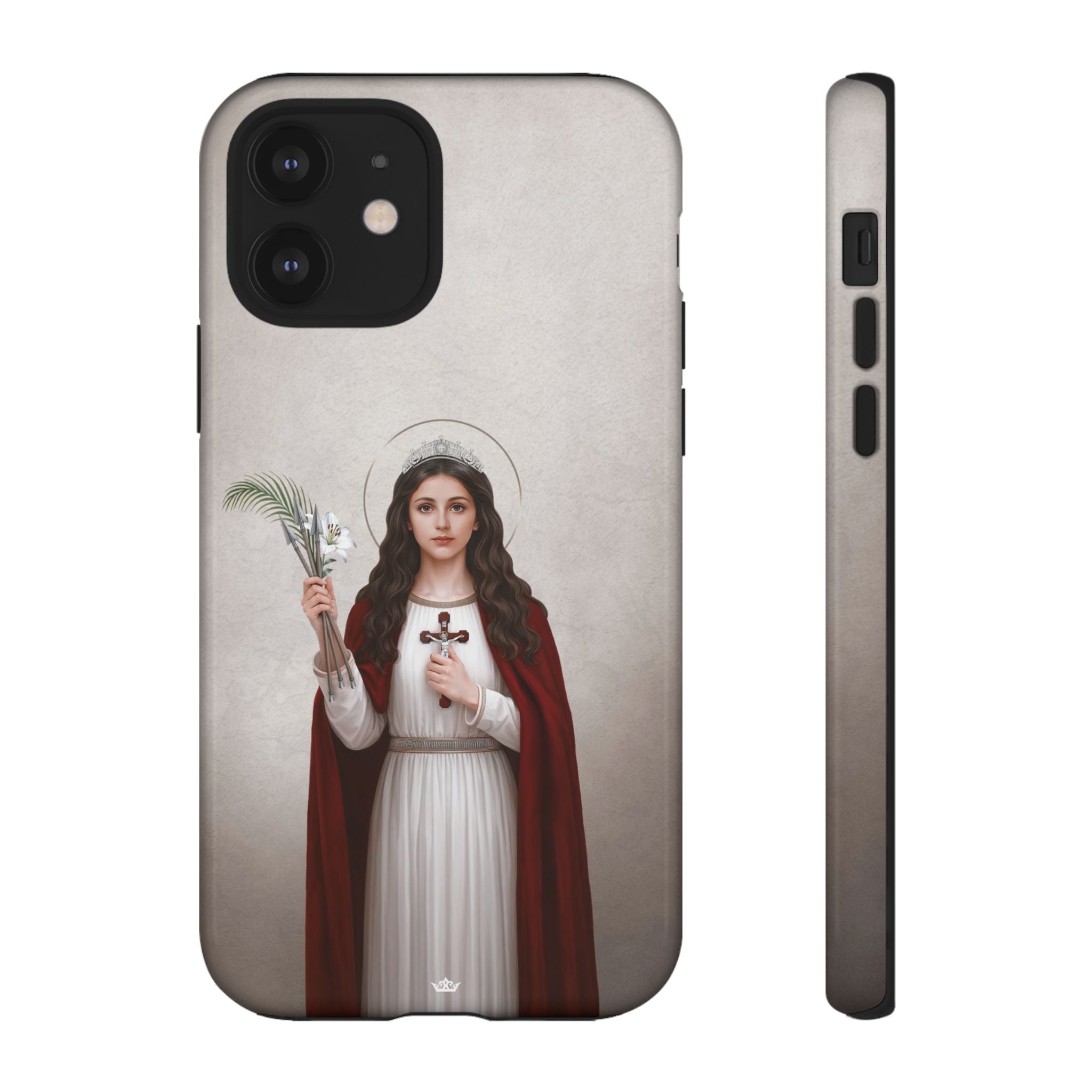 St. Philomena Hard Phone Case (Light) - Venxara