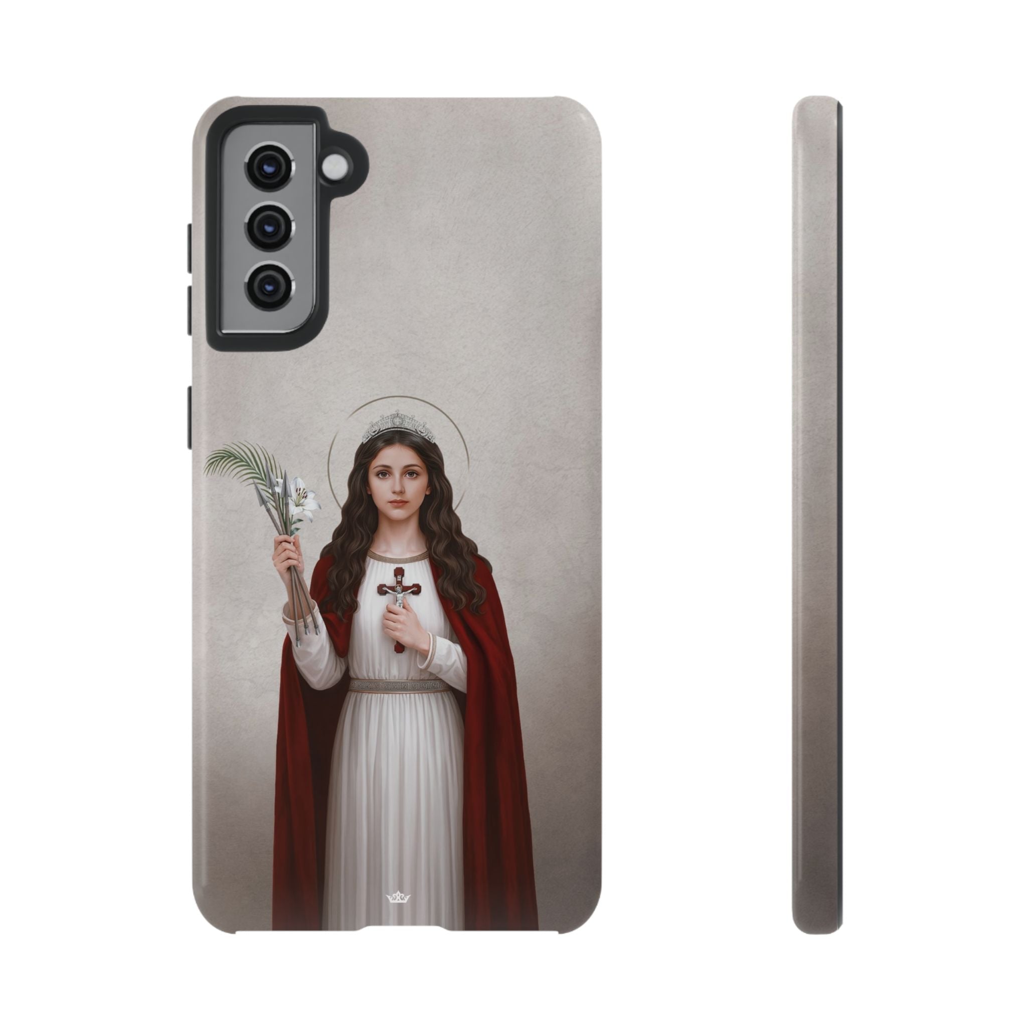 St. Philomena Hard Phone Case (Light) - Venxara