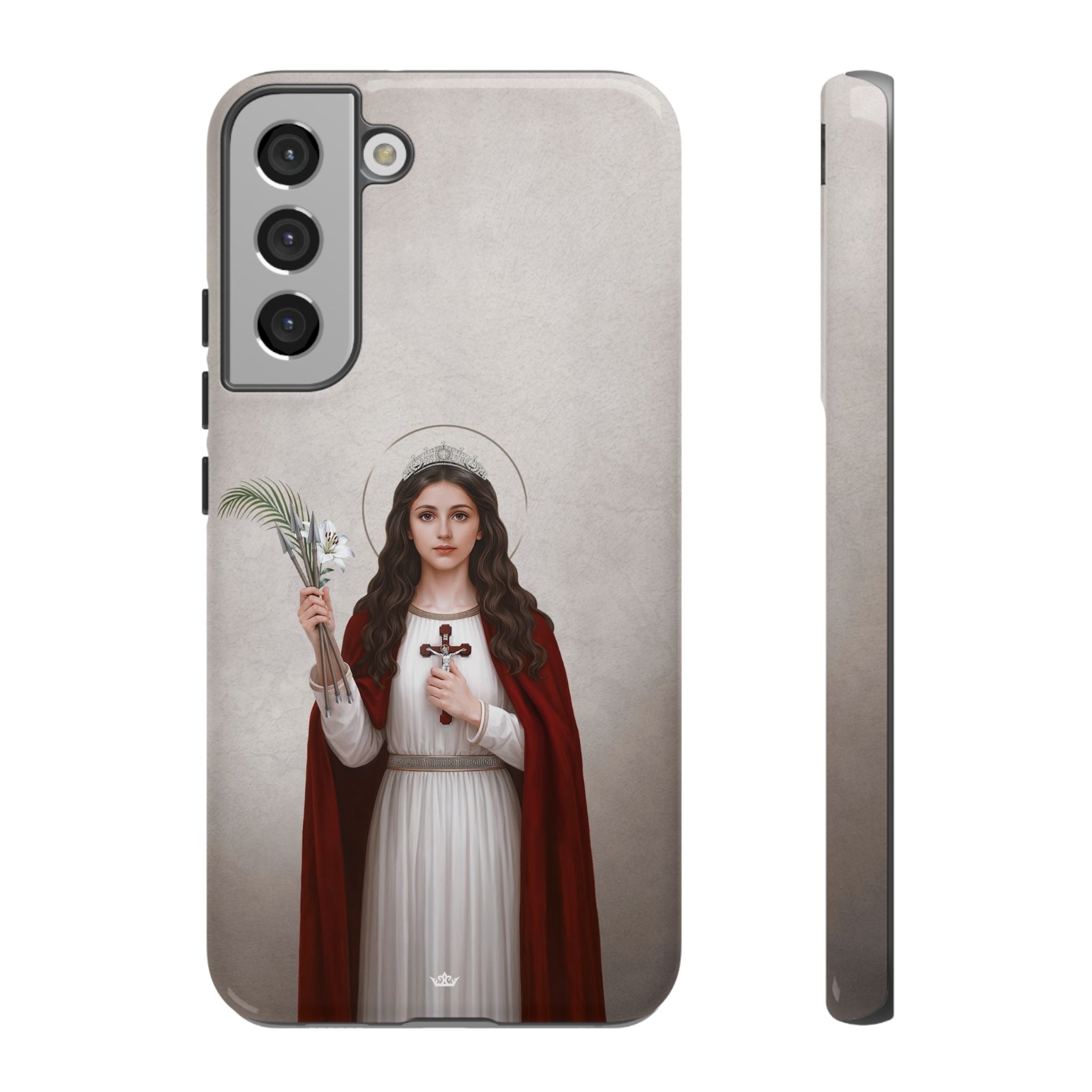 St. Philomena Hard Phone Case (Light) - Venxara