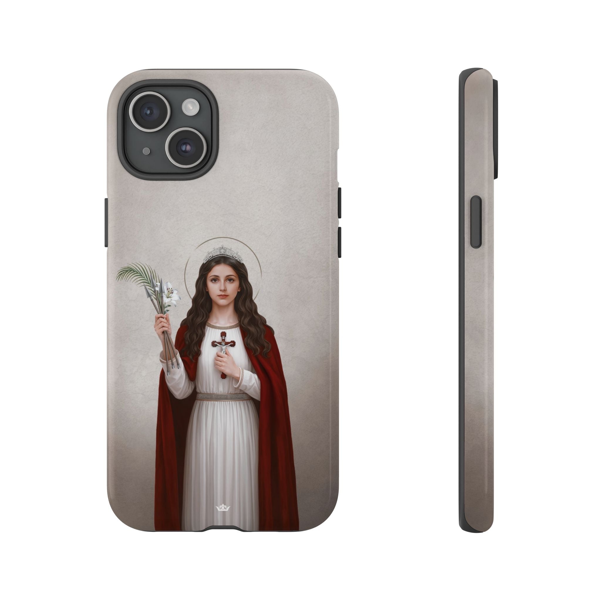 St. Philomena Hard Phone Case (Light) - Venxara