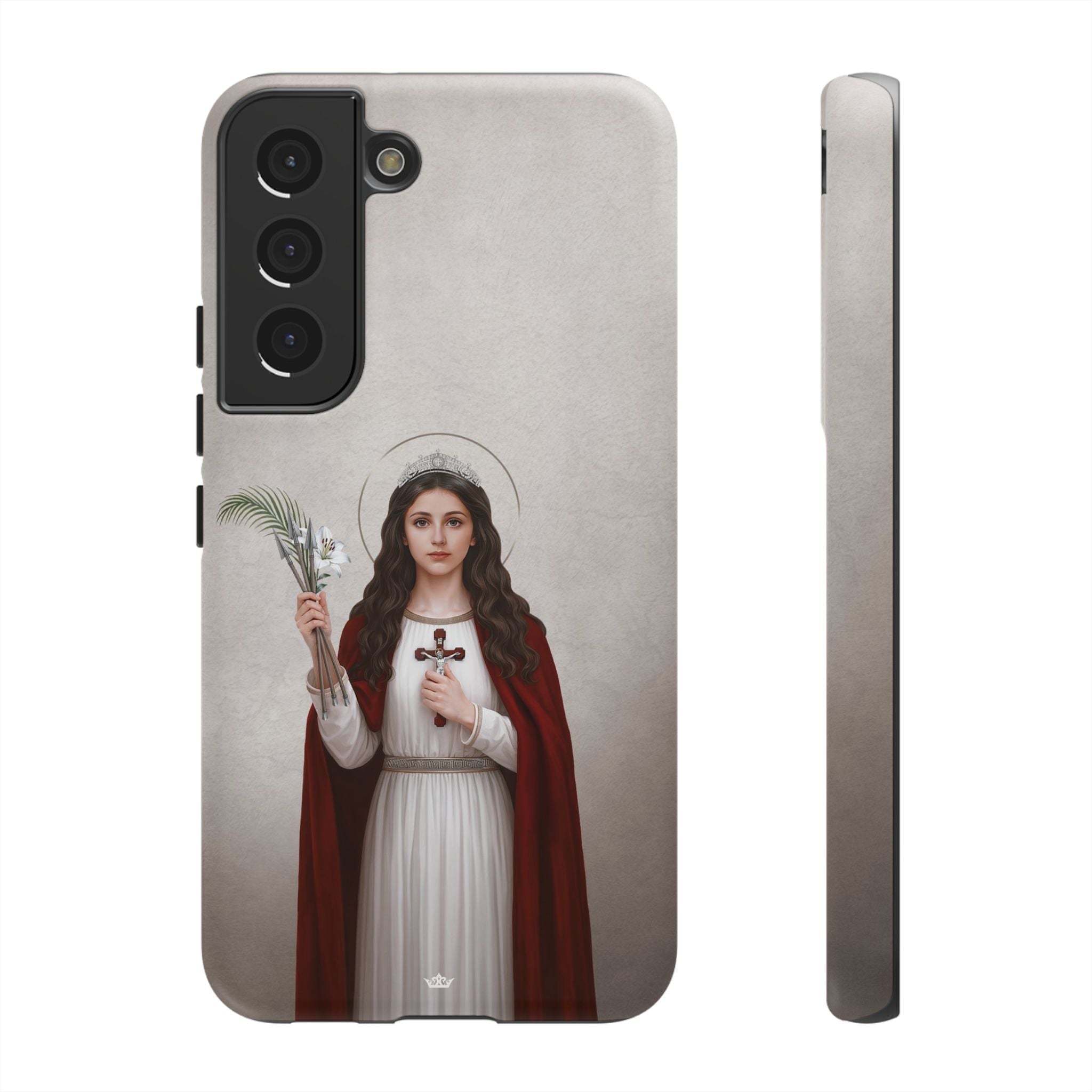 St. Philomena Hard Phone Case (Light) - Venxara