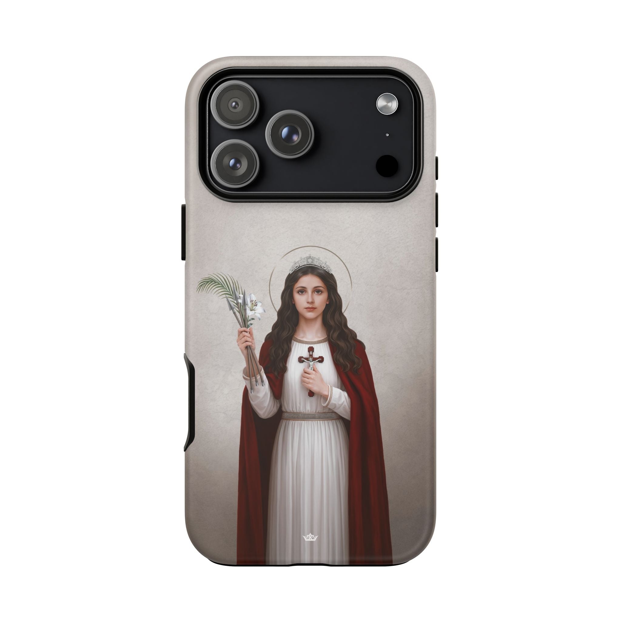 St. Philomena Hard Phone Case (Light) - Venxara