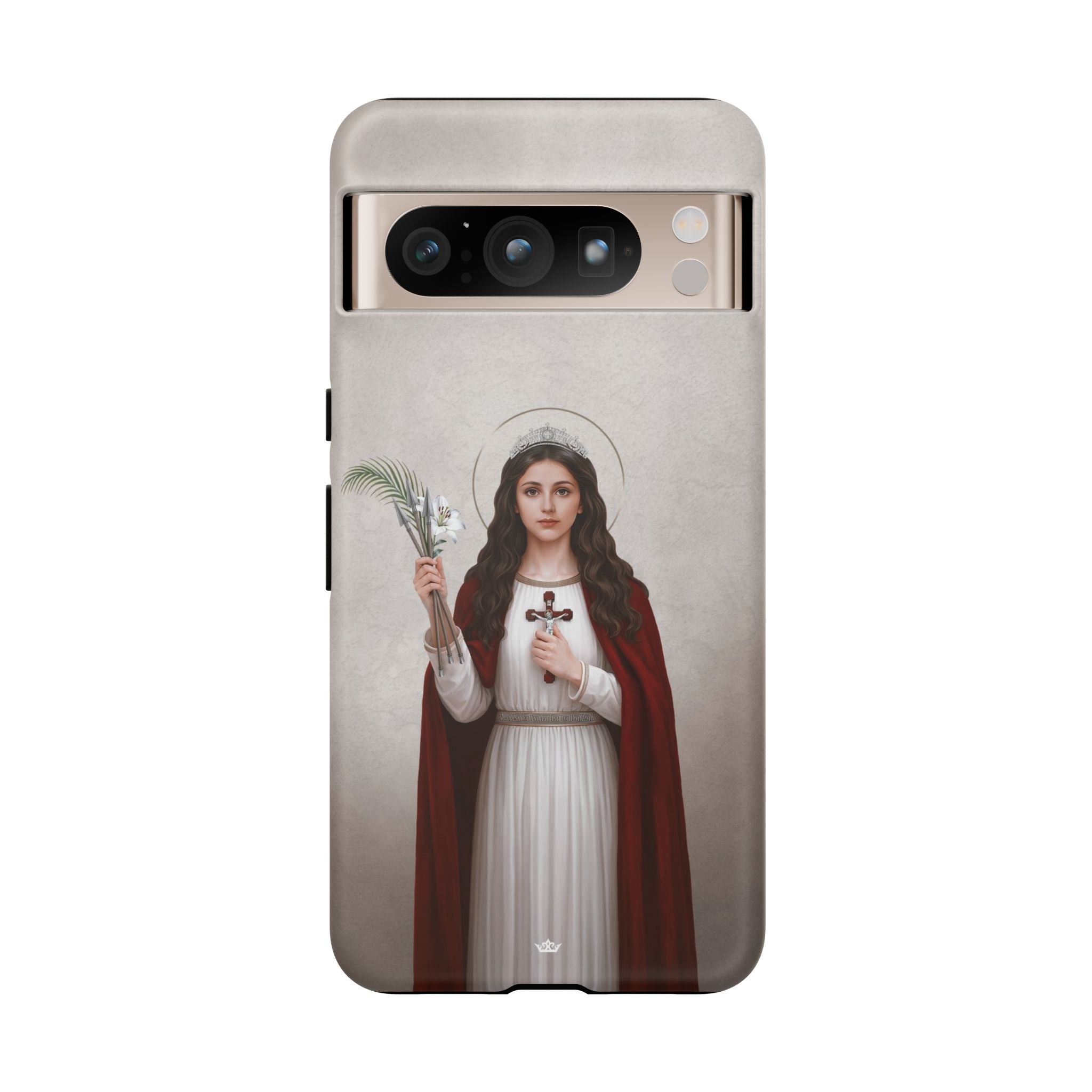 St. Philomena Hard Phone Case (Light) - Venxara