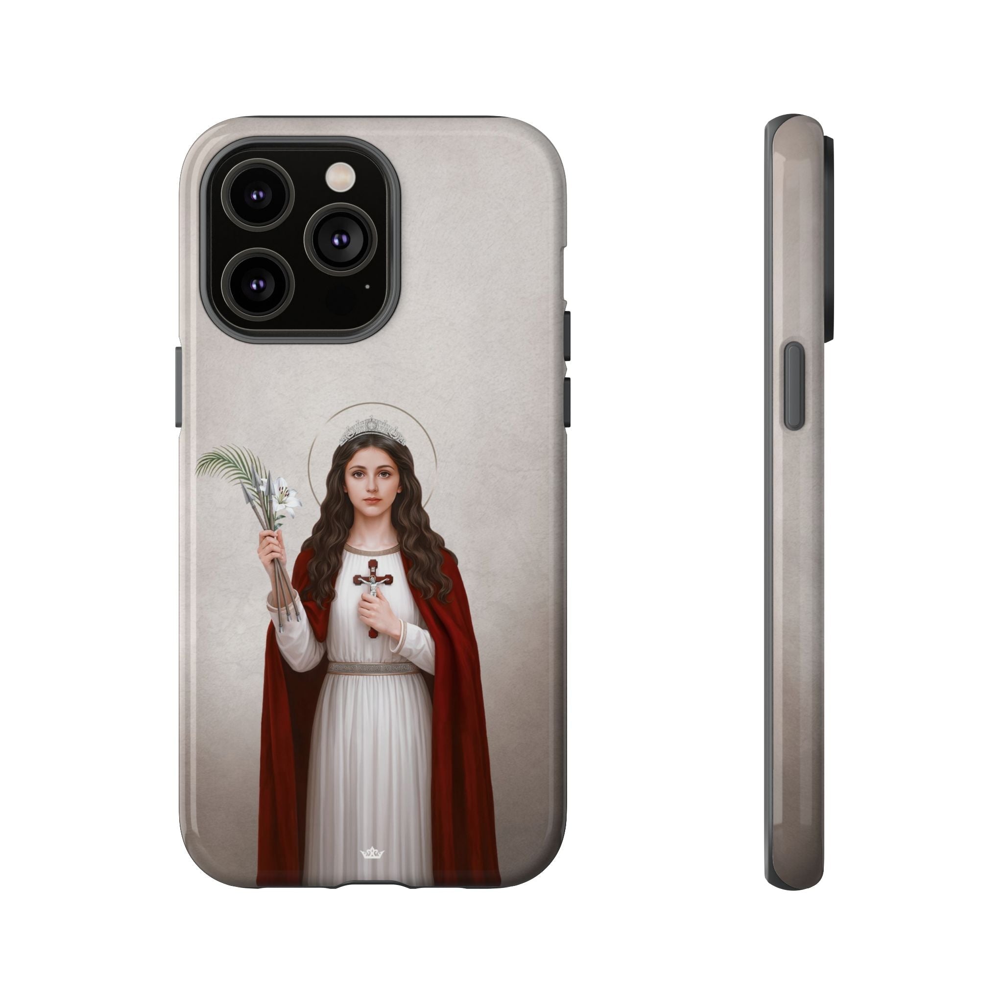 St. Philomena Hard Phone Case (Light) - Venxara