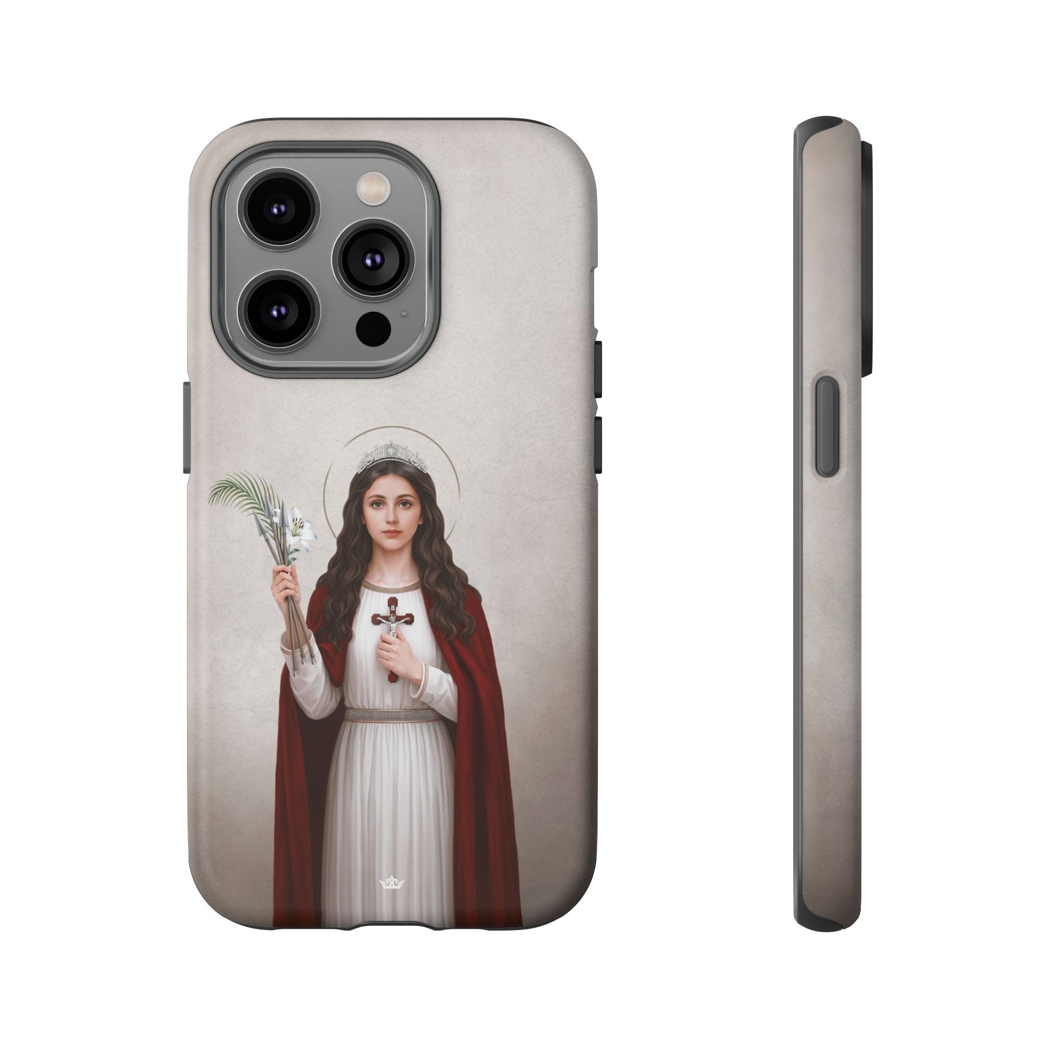 St. Philomena Hard Phone Case (Light) - Venxara