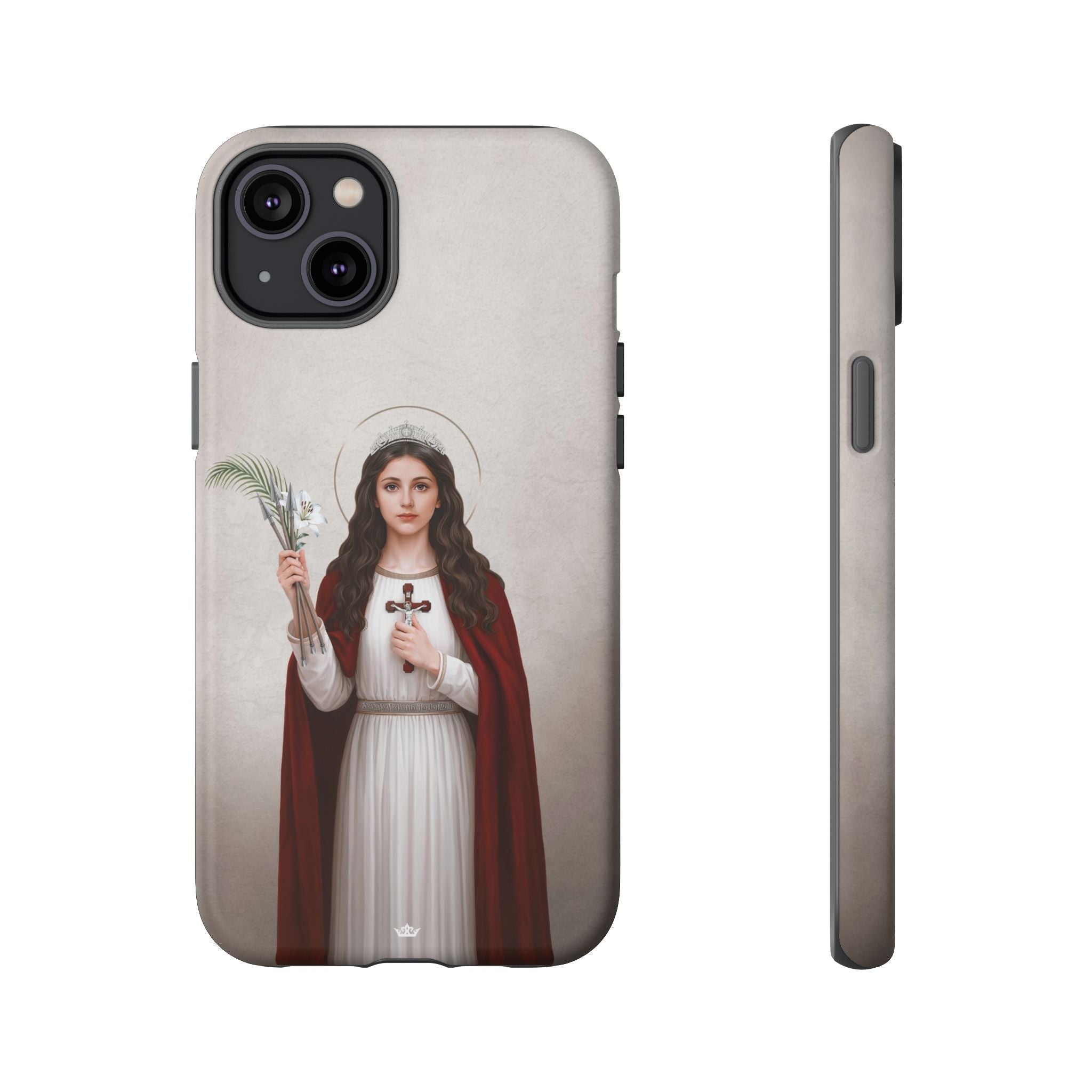 St. Philomena Hard Phone Case (Light) - Venxara