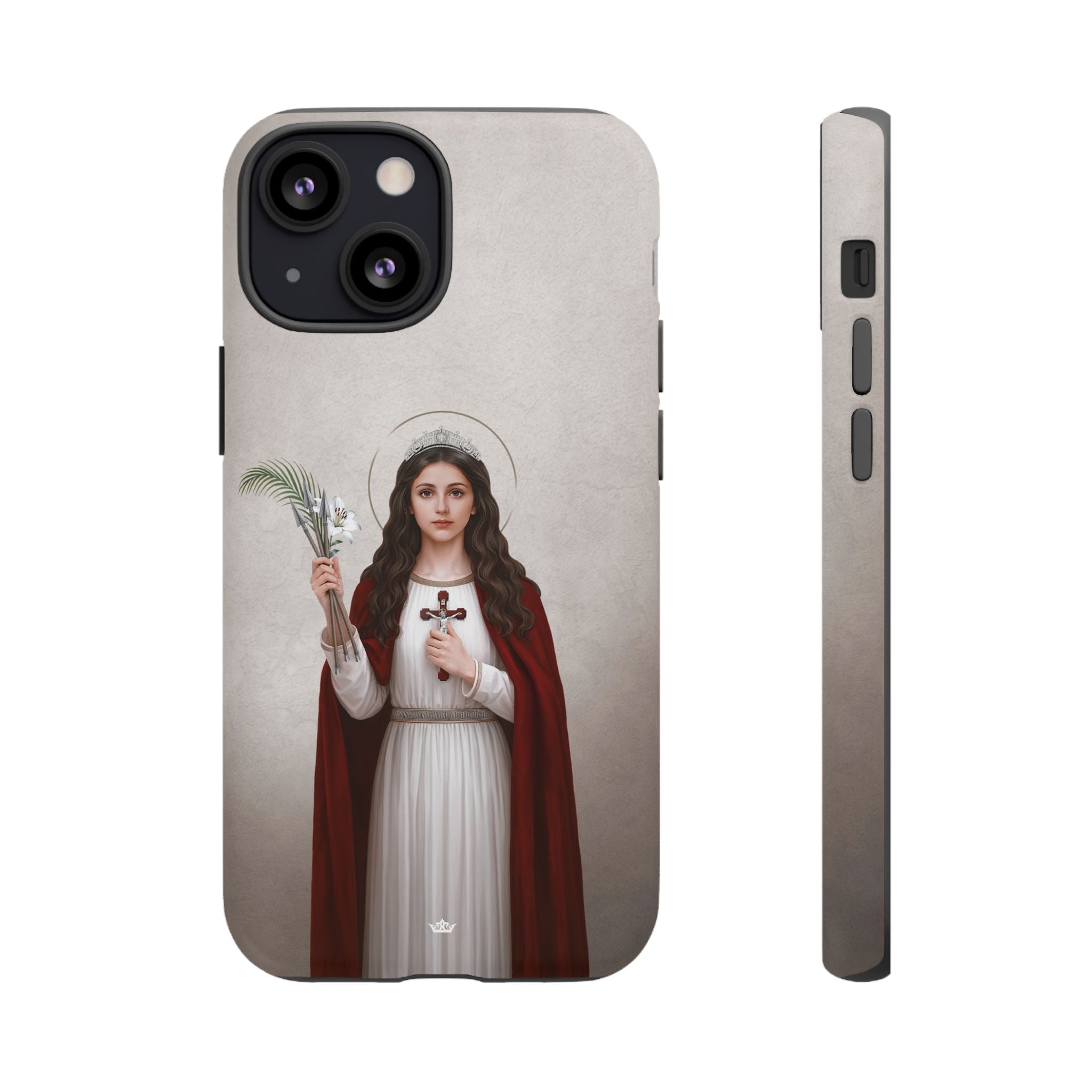 St. Philomena Hard Phone Case (Light) - Venxara
