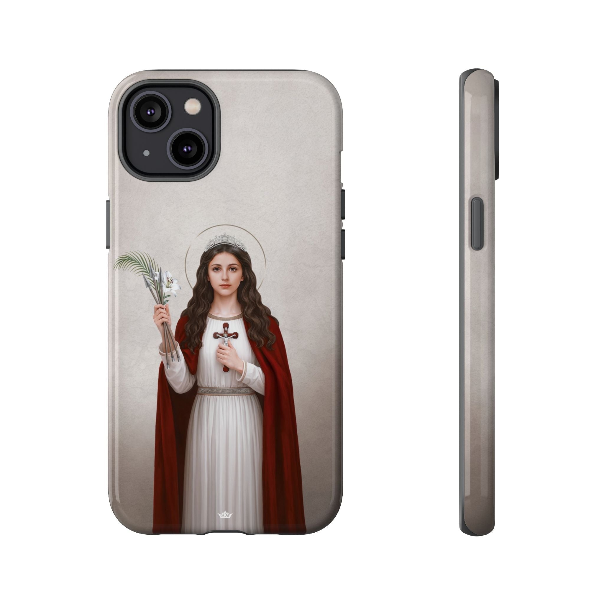 St. Philomena Hard Phone Case (Light) - Venxara