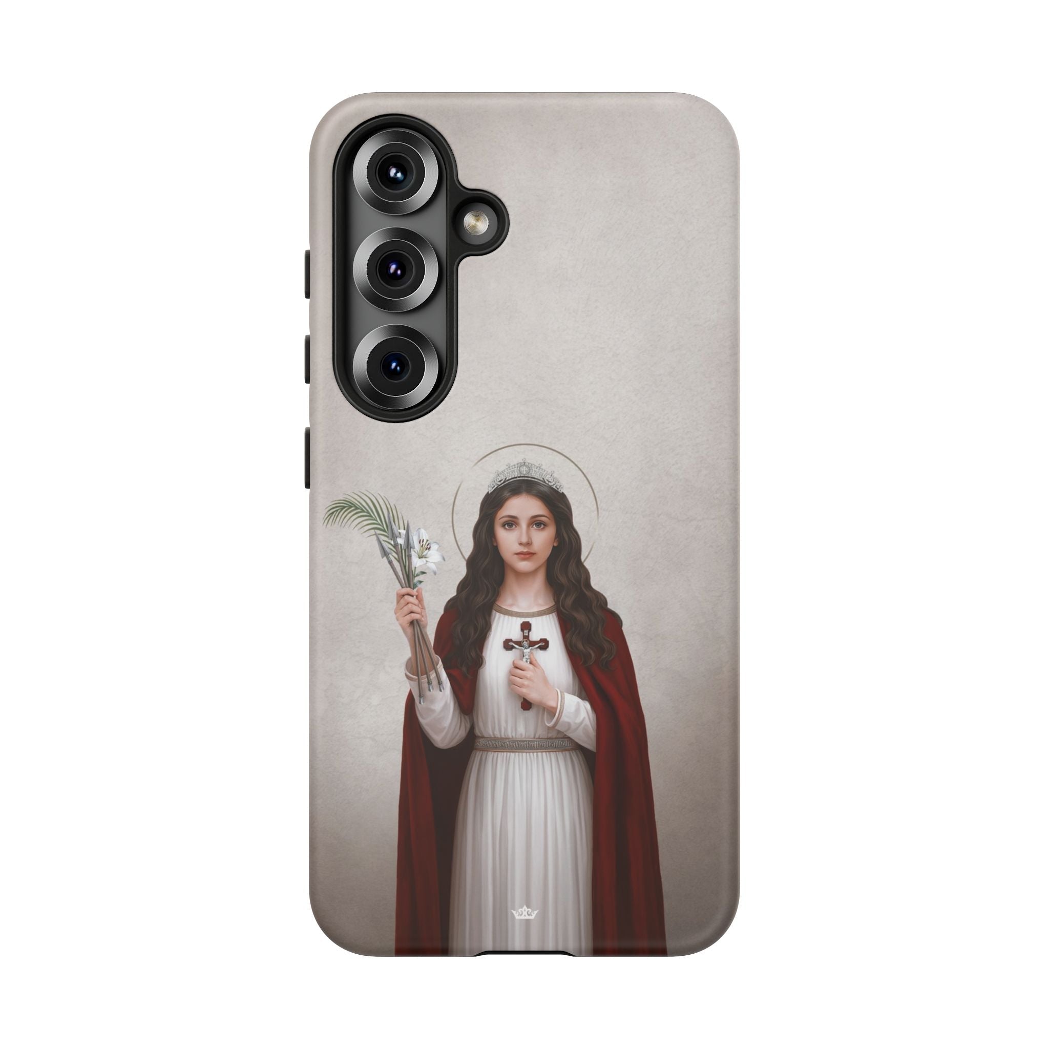 St. Philomena Hard Phone Case (Light) - Venxara