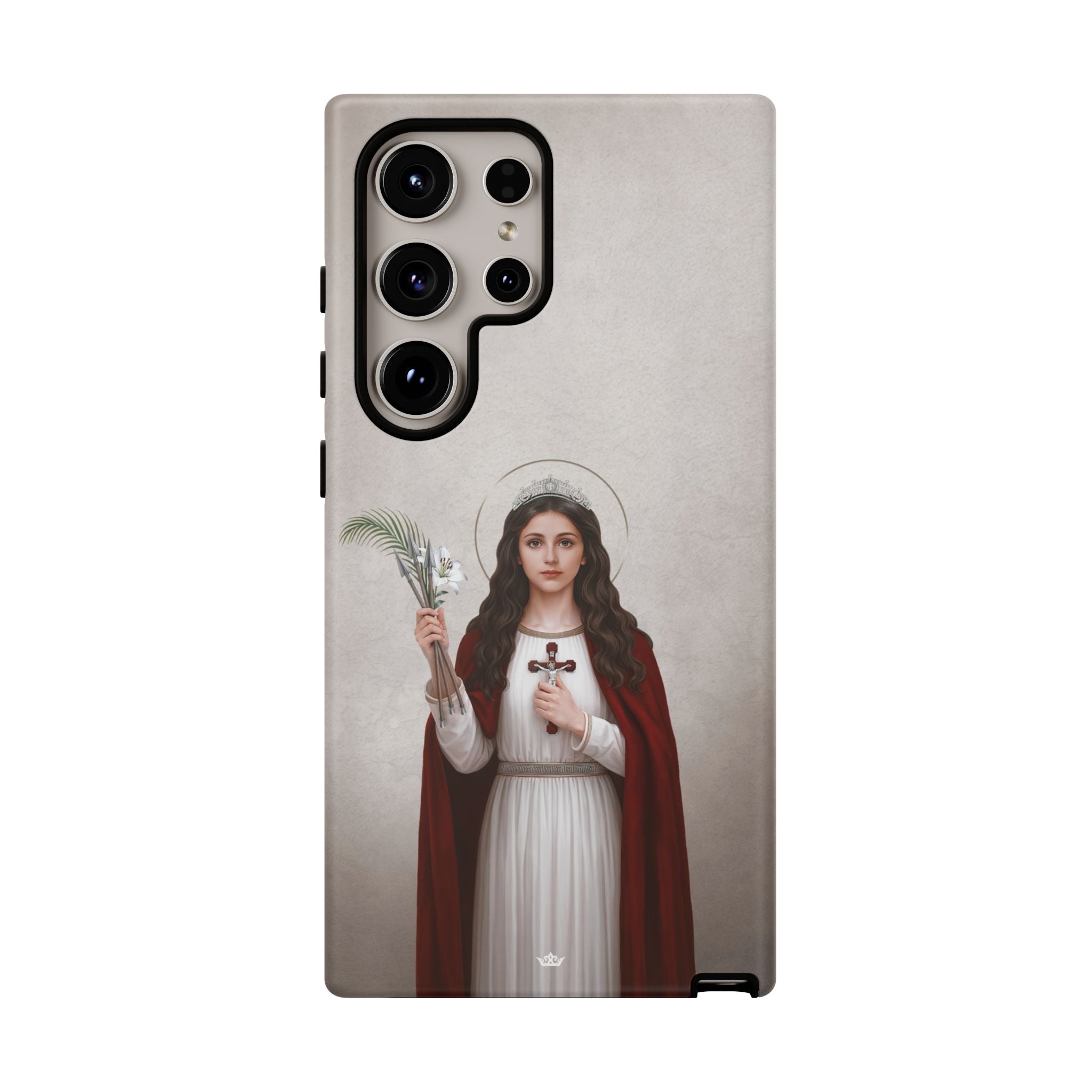 St. Philomena Hard Phone Case (Light) - Venxara