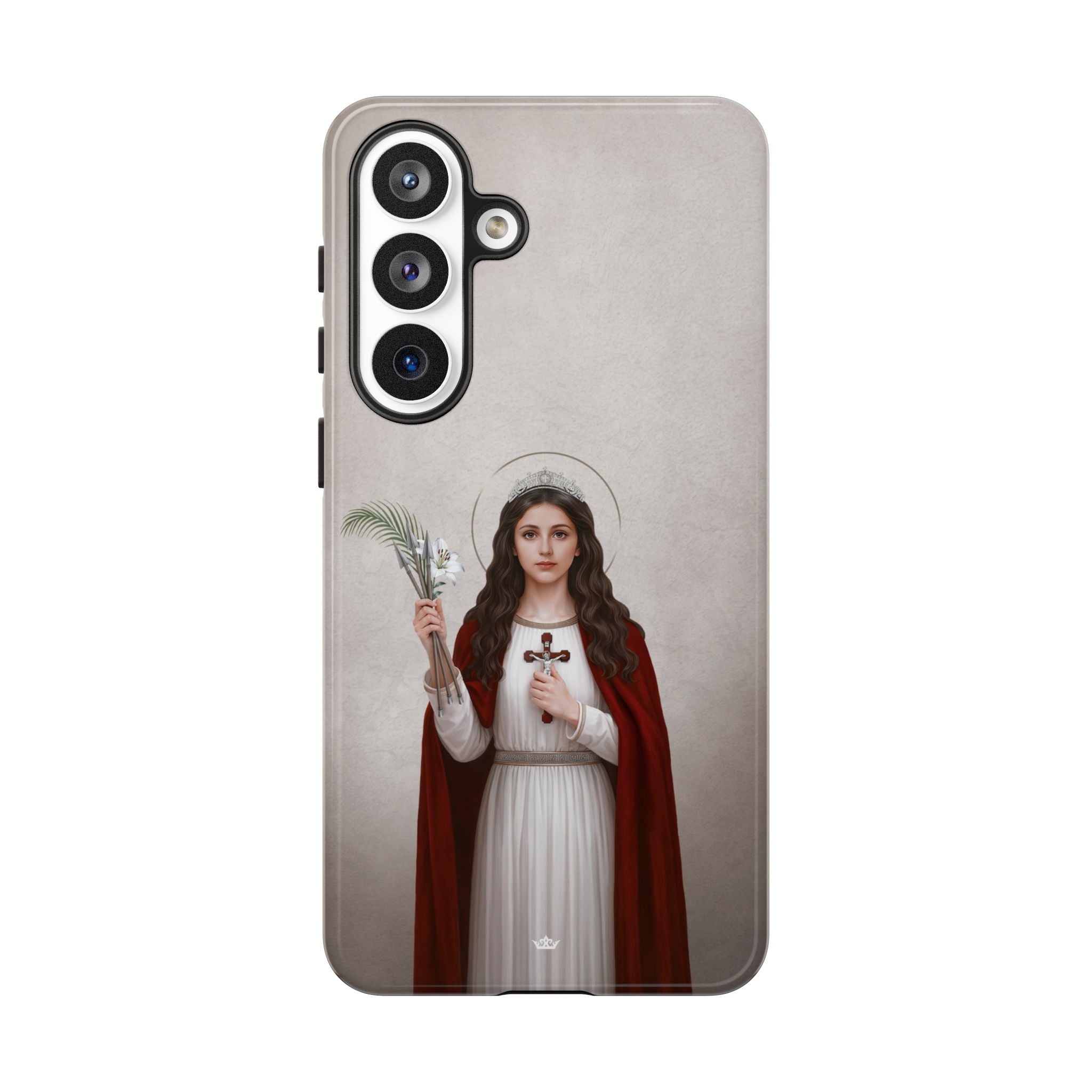 St. Philomena Hard Phone Case (Light) - Venxara