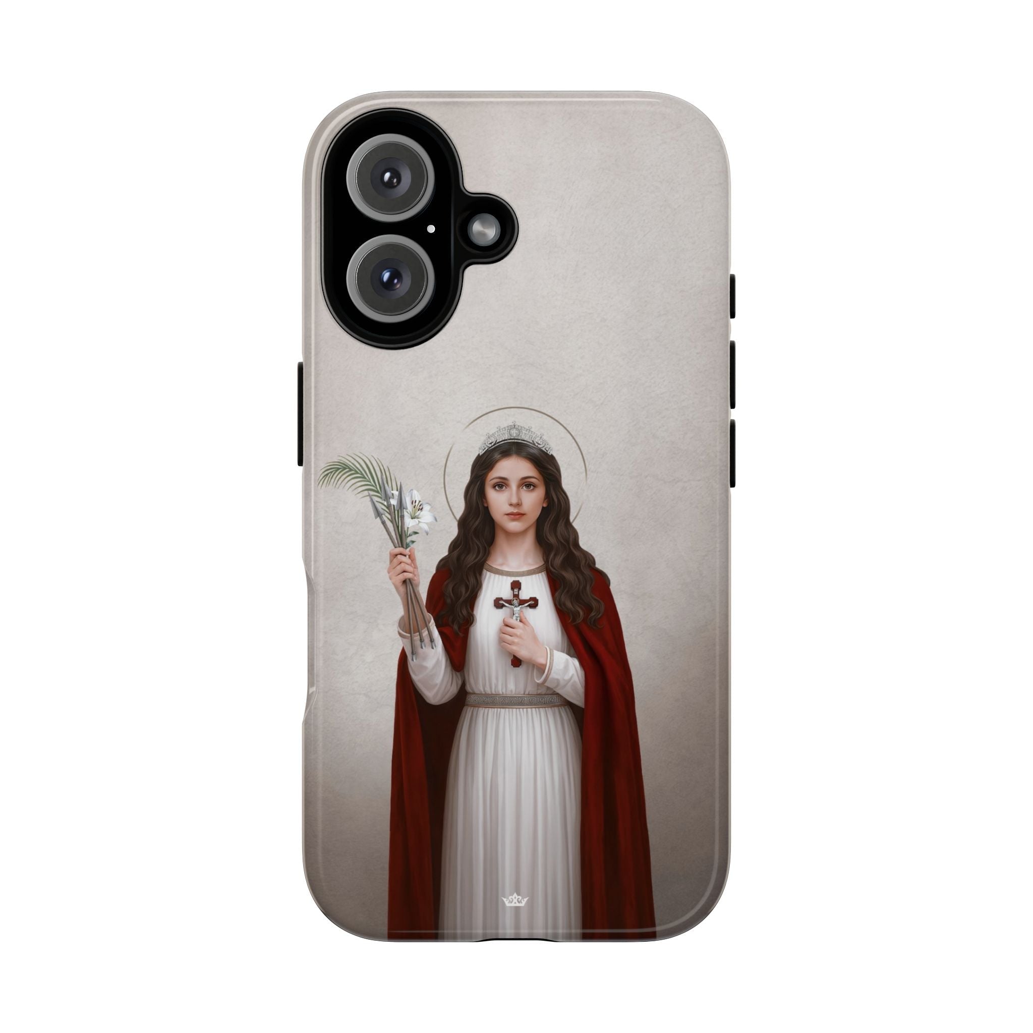 St. Philomena Hard Phone Case (Light) - Venxara